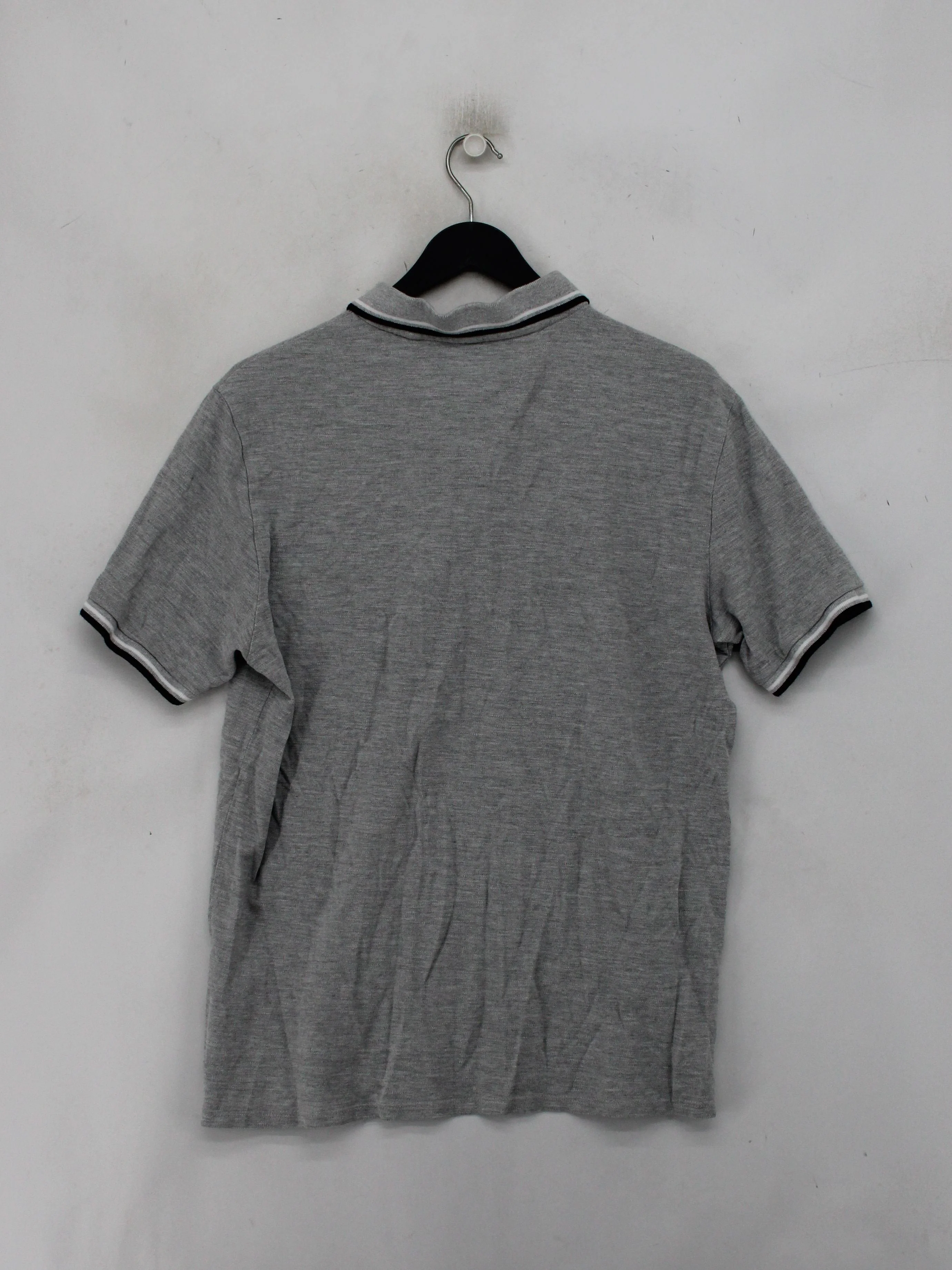 Guess Men's Polo XL Grey Cotton with Viscose Basic - Image 2