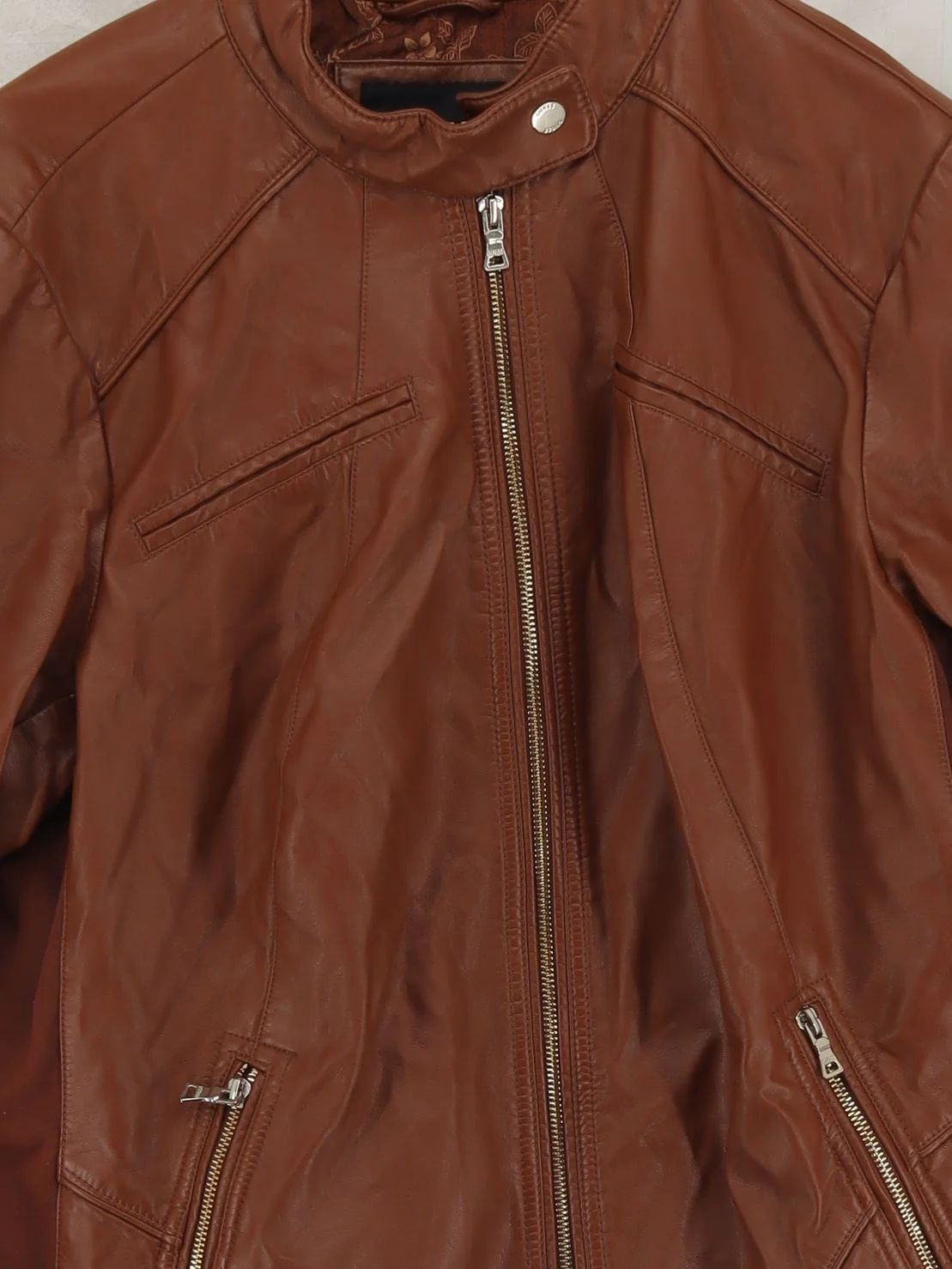 Guess Motorcycle Jacket jacket brown - Image 3