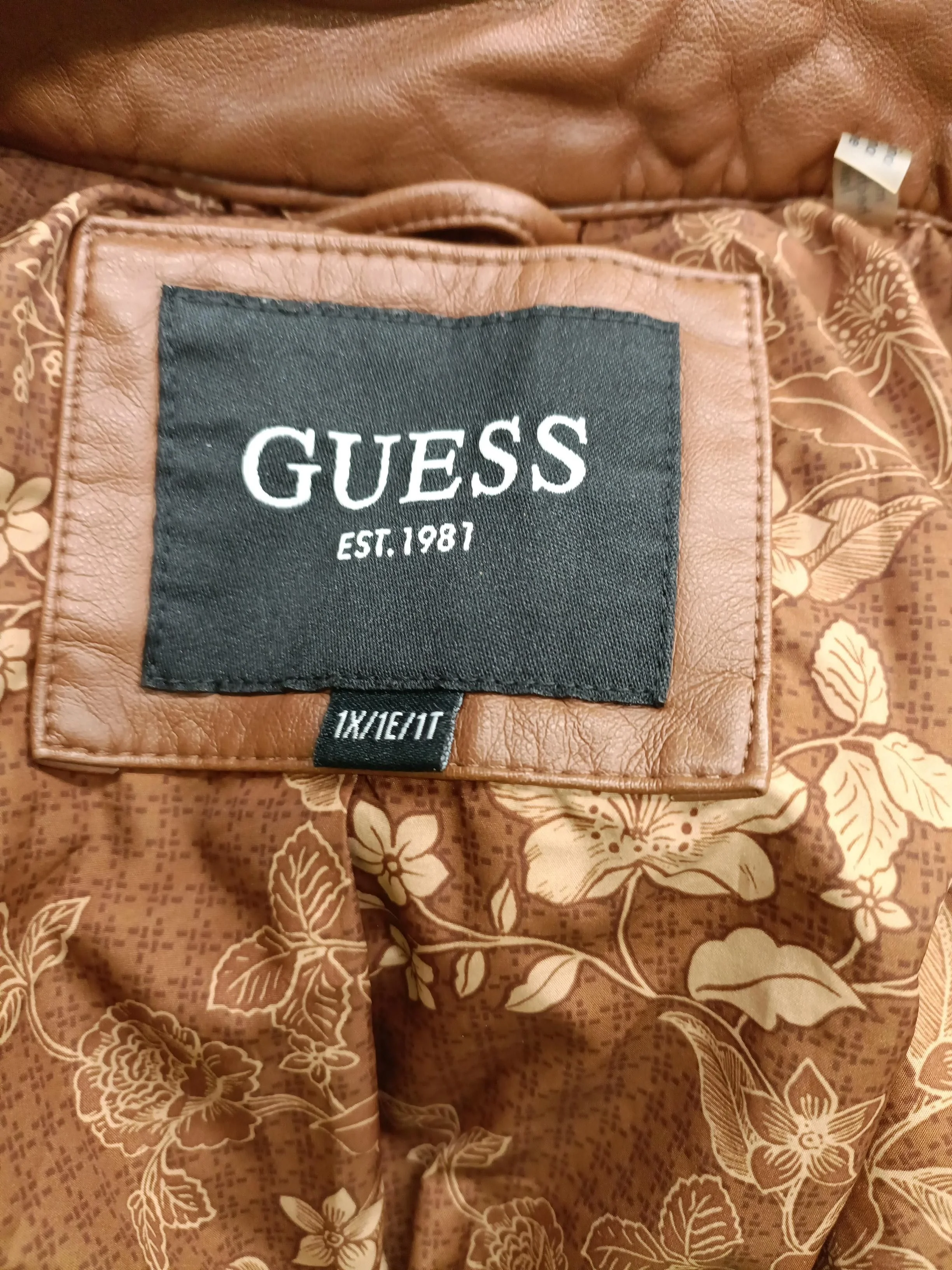 Guess Motorcycle Jacket jacket brown - Image 6
