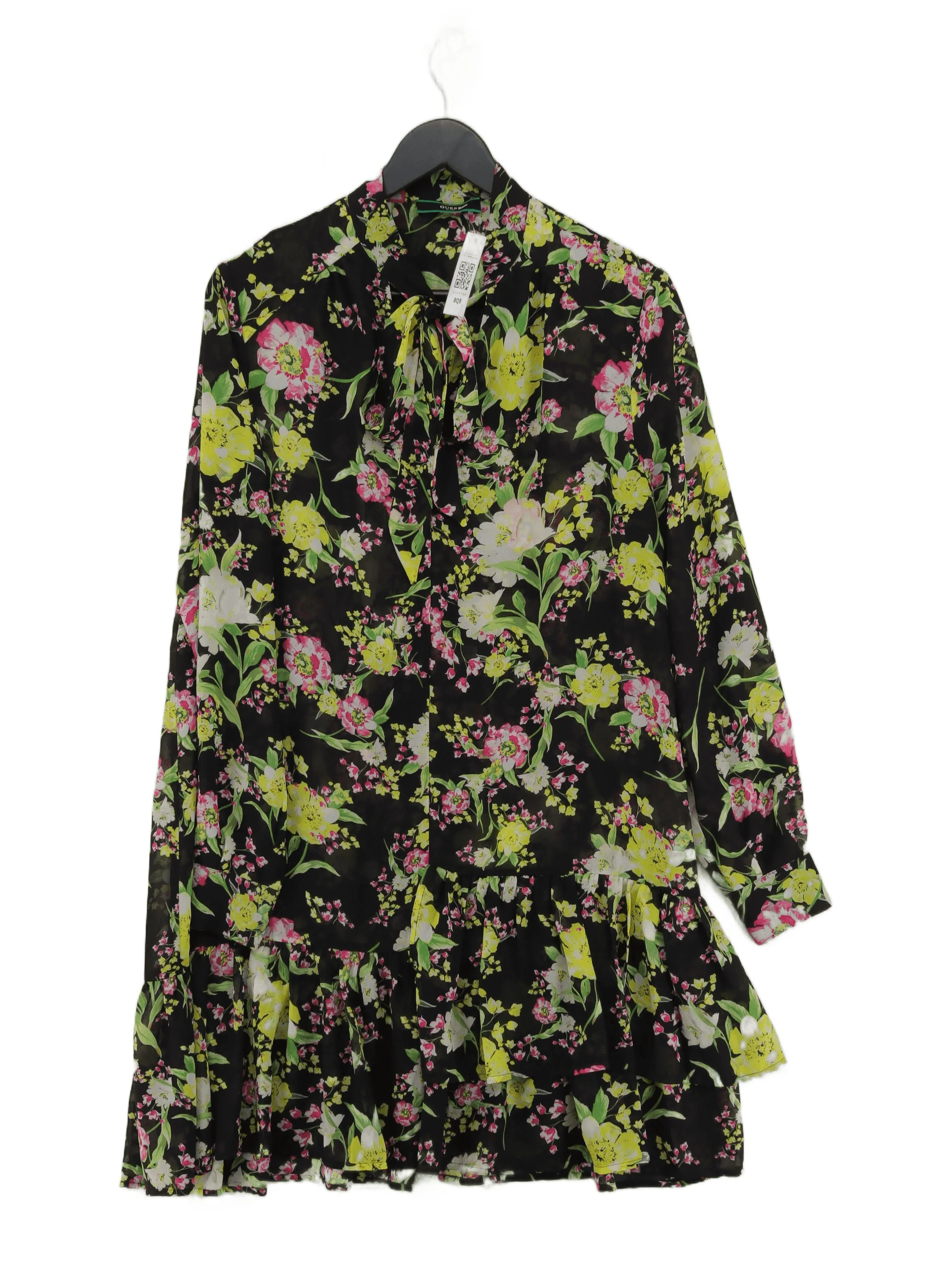 Guess Shirt Mini Dress UK10 in Black