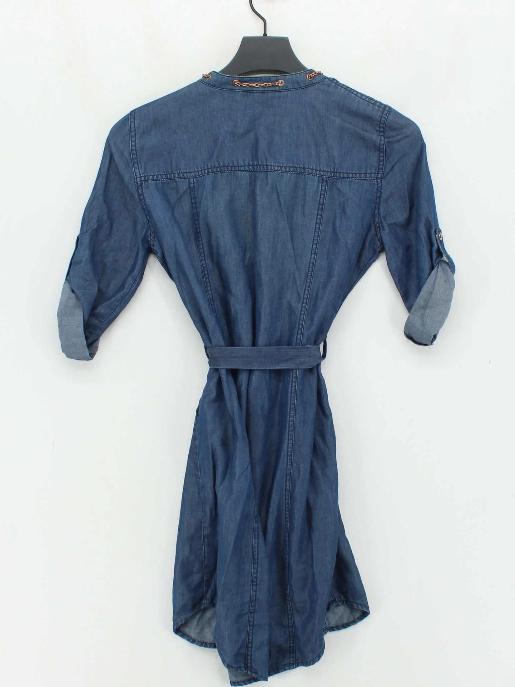 Guess Shirt Mini Dress UK6 in Blue - Image 2