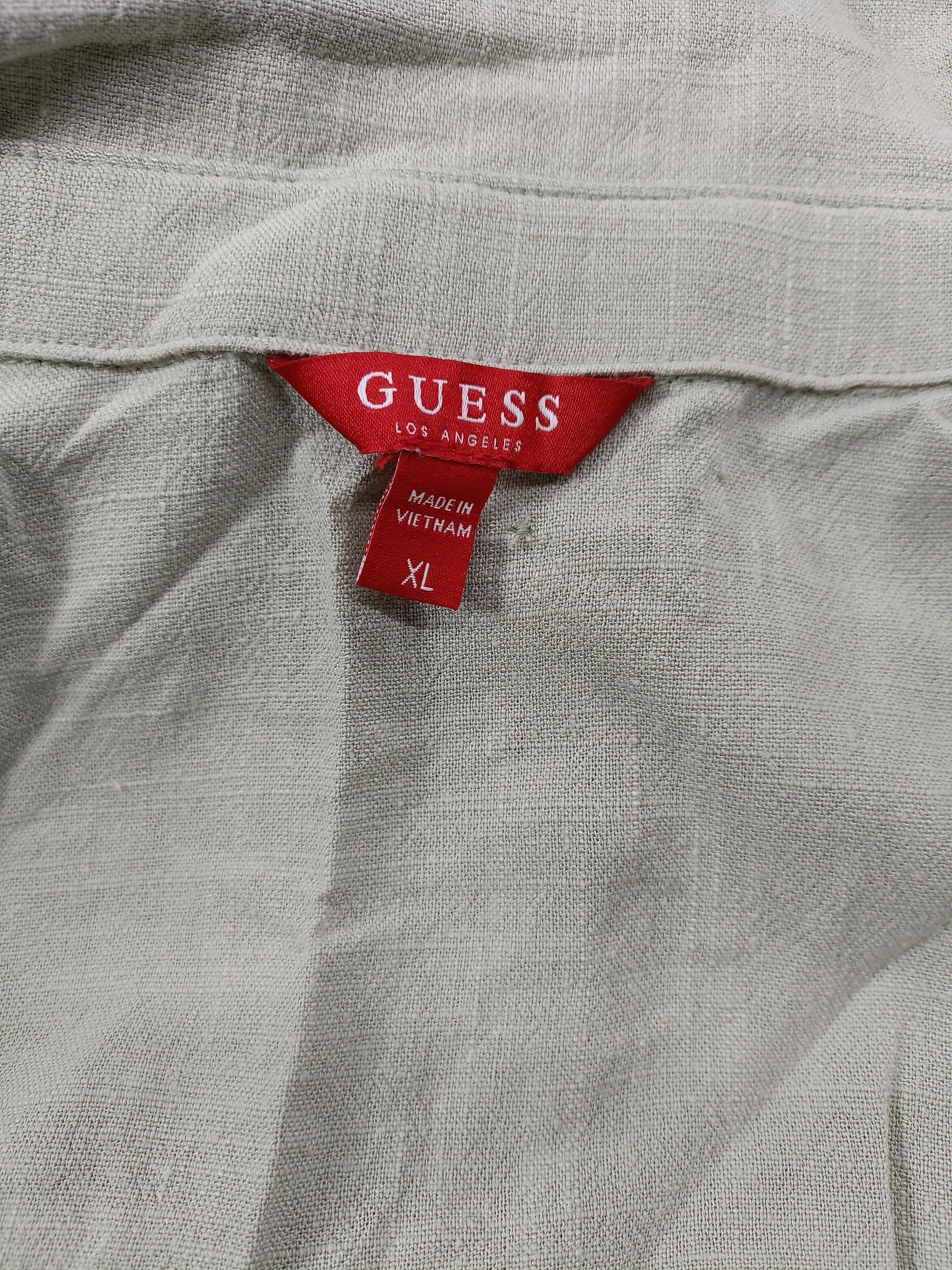 Guess Shirt Mini Dress XL in Green - Image 5