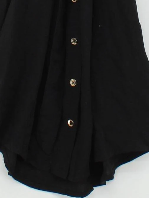 Guess Shirt Mini Dress XS in Black - Image 4