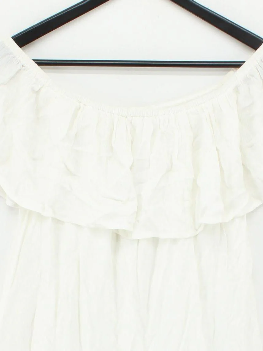 Guess T-Shirt Mini Dress S in White - Image 3