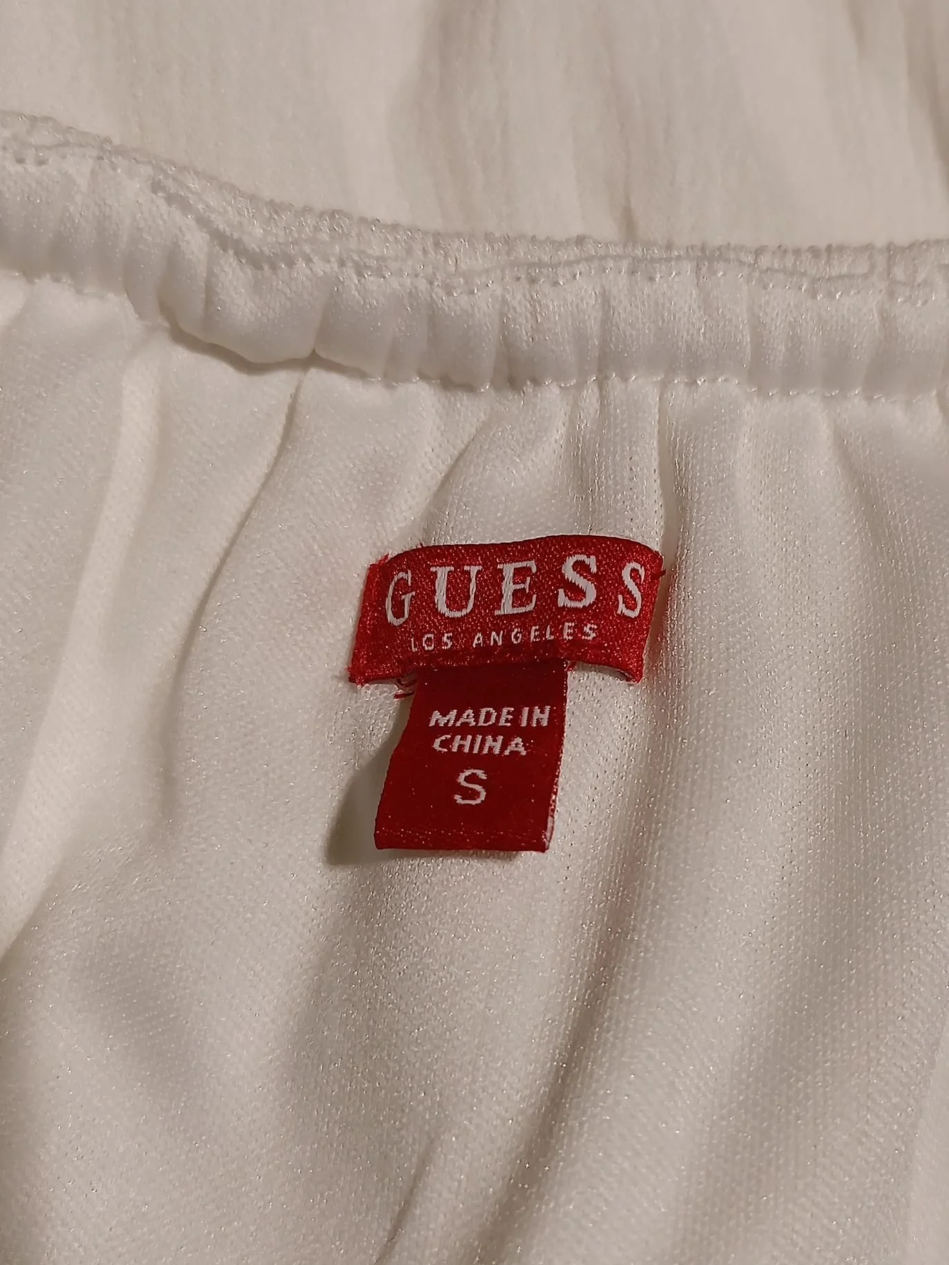 Guess T-Shirt Mini Dress S in White - Image 6