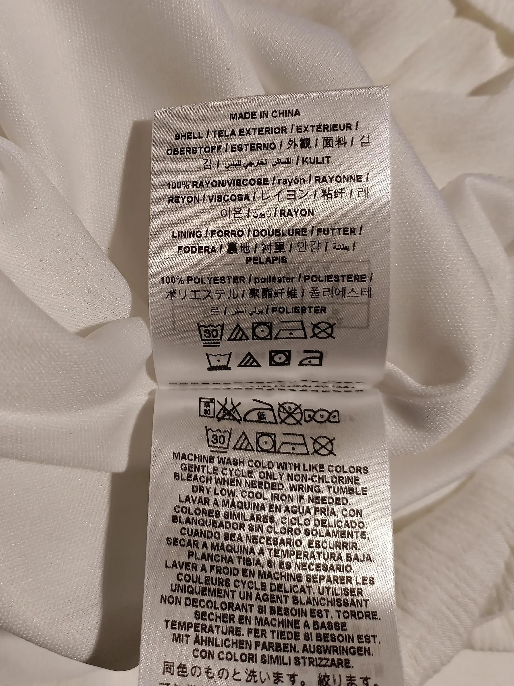 Guess T-Shirt Mini Dress S in White - Image 7