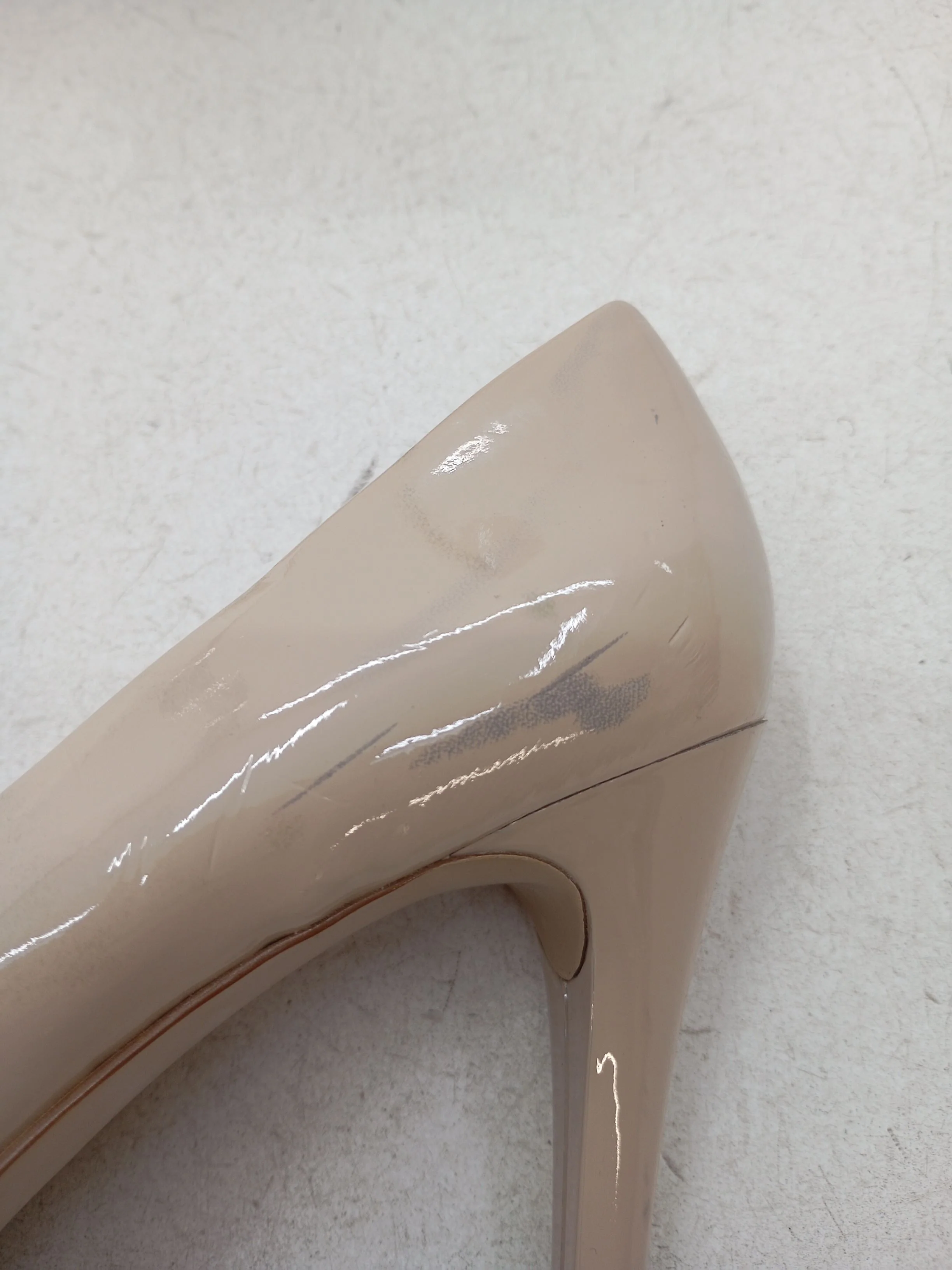 Guess Women's Heels UK 10 Cream 100% Faux Leather Platform - Image 9