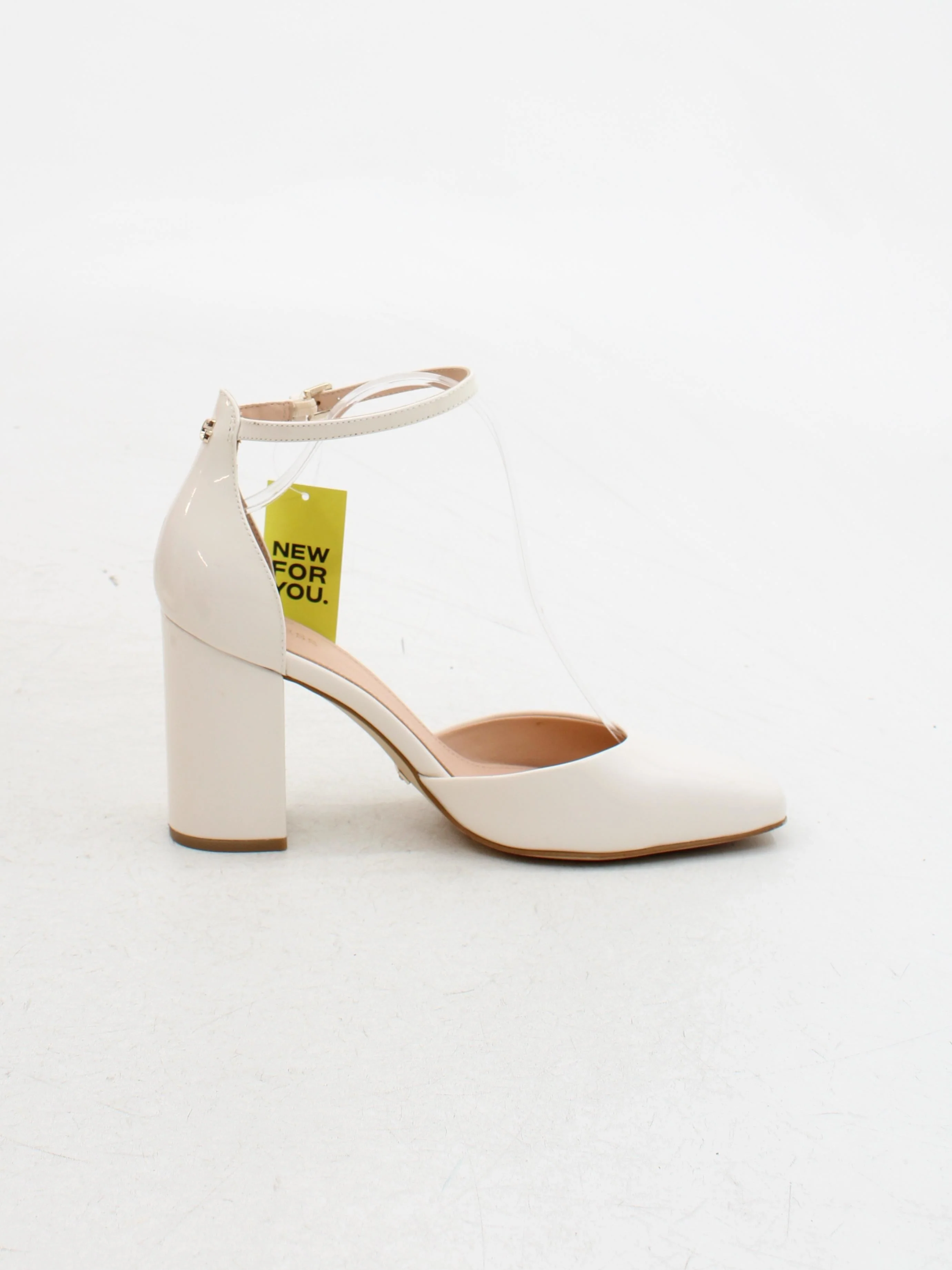 Guess Women's Heels UK 7 Cream 100% Faux Leather Court - Image 5