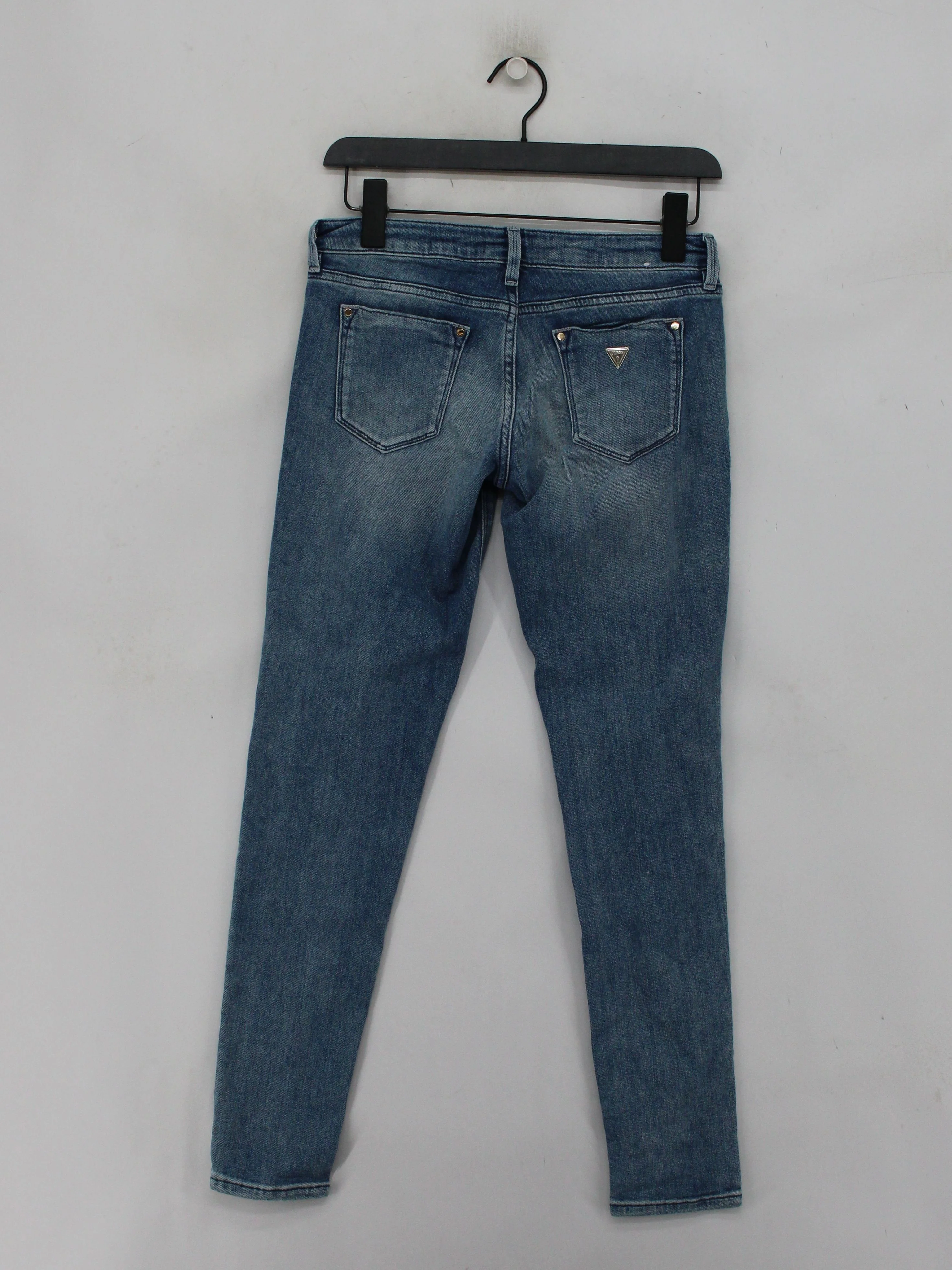 Guess Women's Jeans UK 28 Blue 100% Cotton Skinny - Image 2