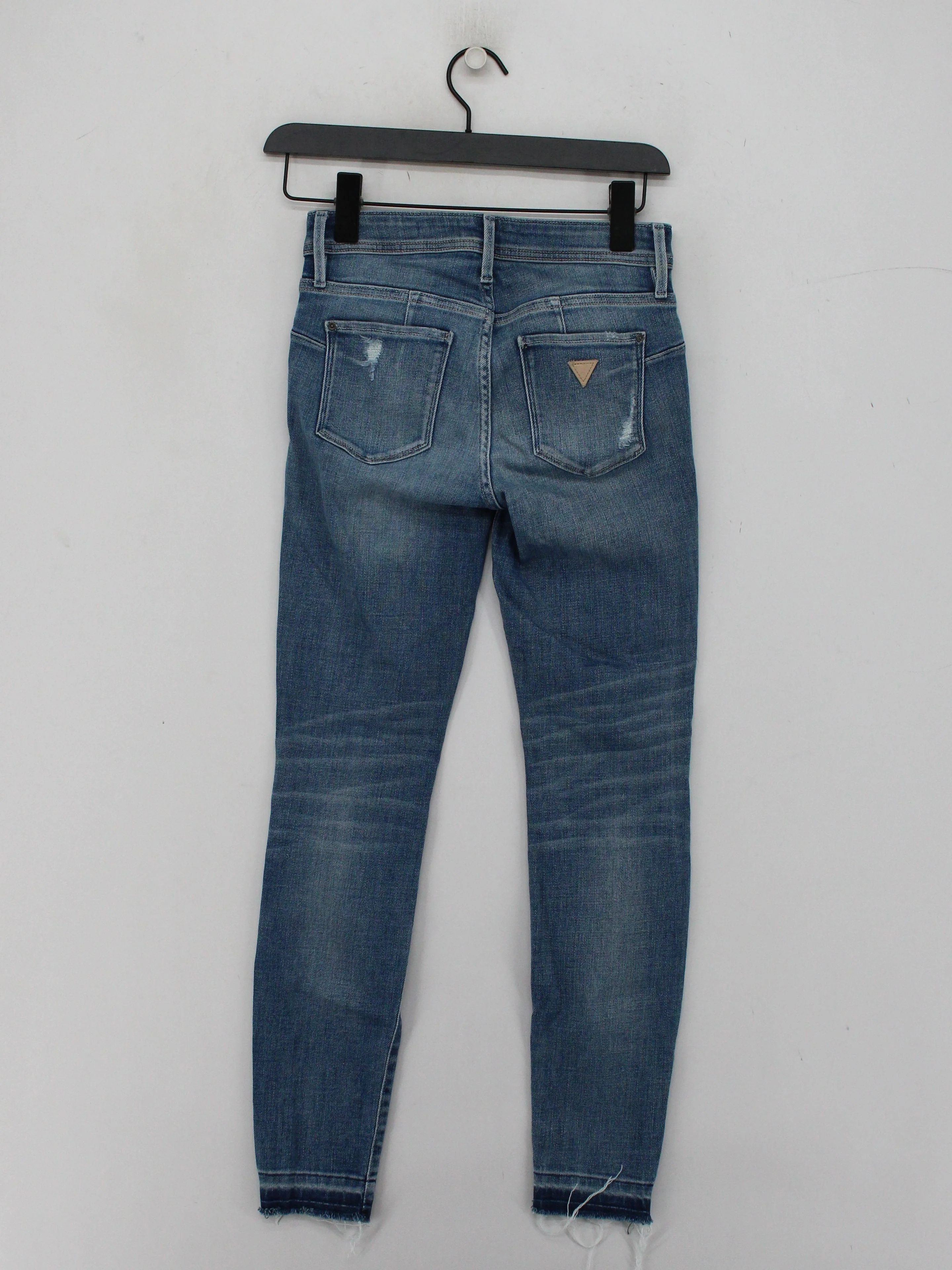 Guess Women's Jeans W 25 in Blue Cotton with Polyester Skinny - Image 2