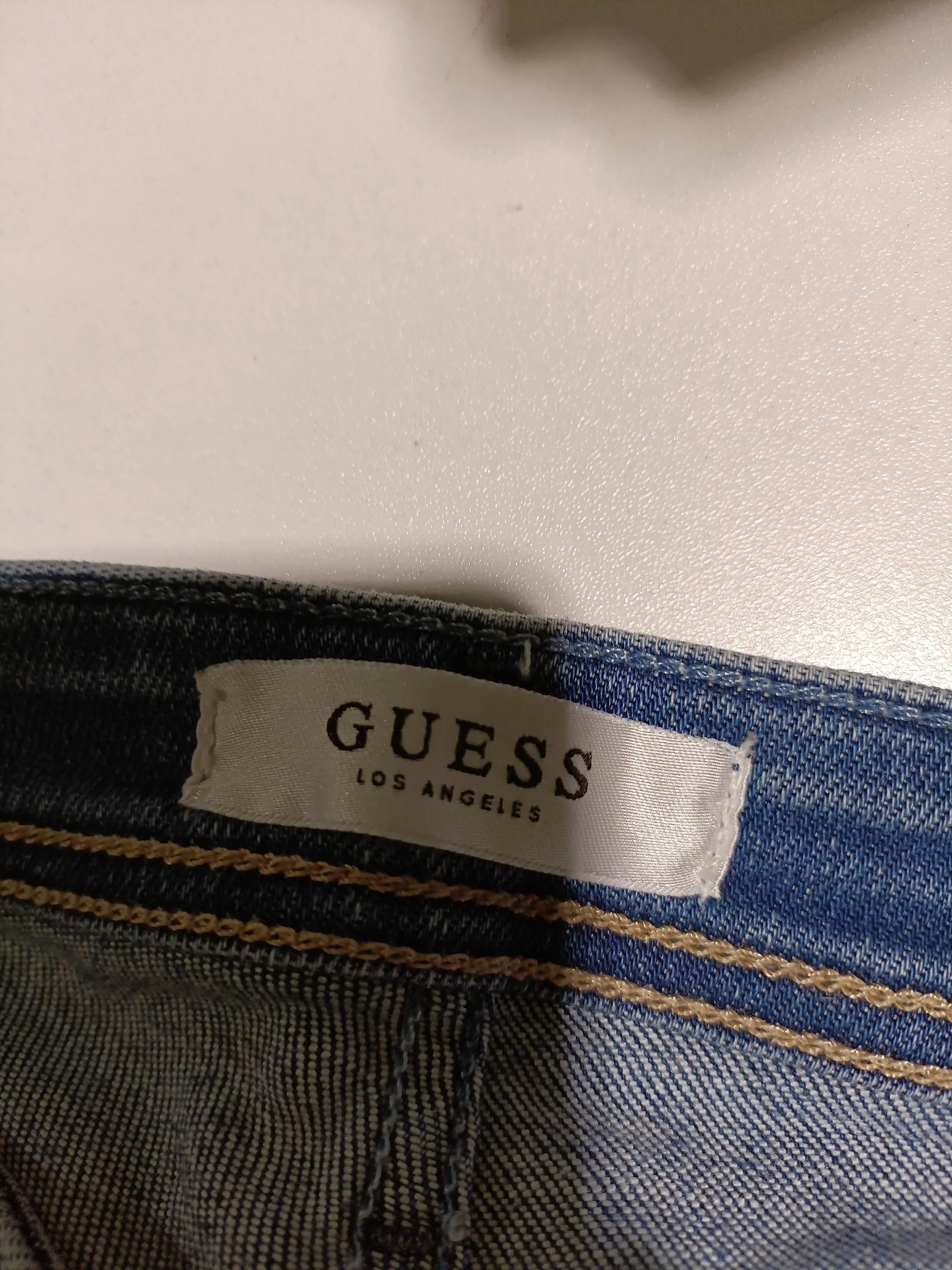 Guess Women's Jeans W 25 in Blue Cotton with Polyester Skinny - Image 5