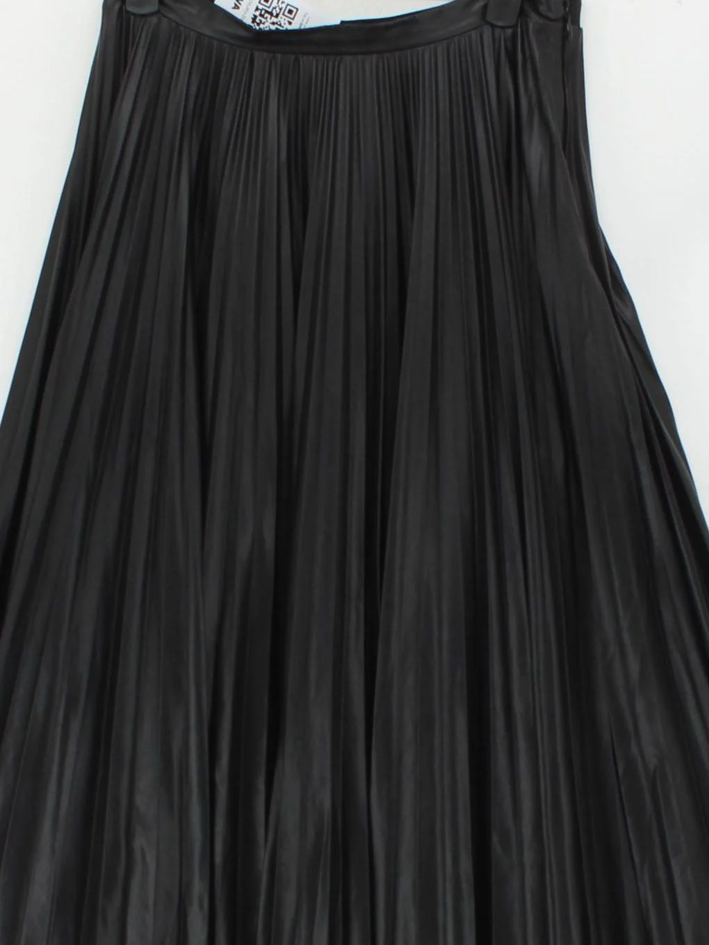 Guess Women's Midi Skirt XS Black Polyester with Polyester Midi Pleated - Image 3