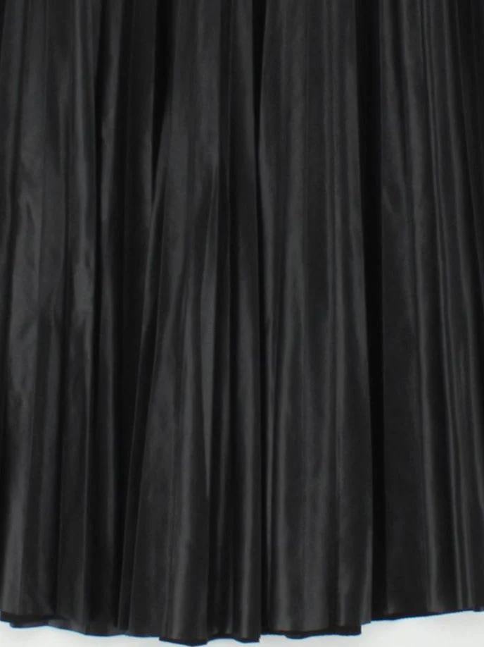 Guess Women's Midi Skirt XS Black Polyester with Polyester Midi Pleated - Image 4