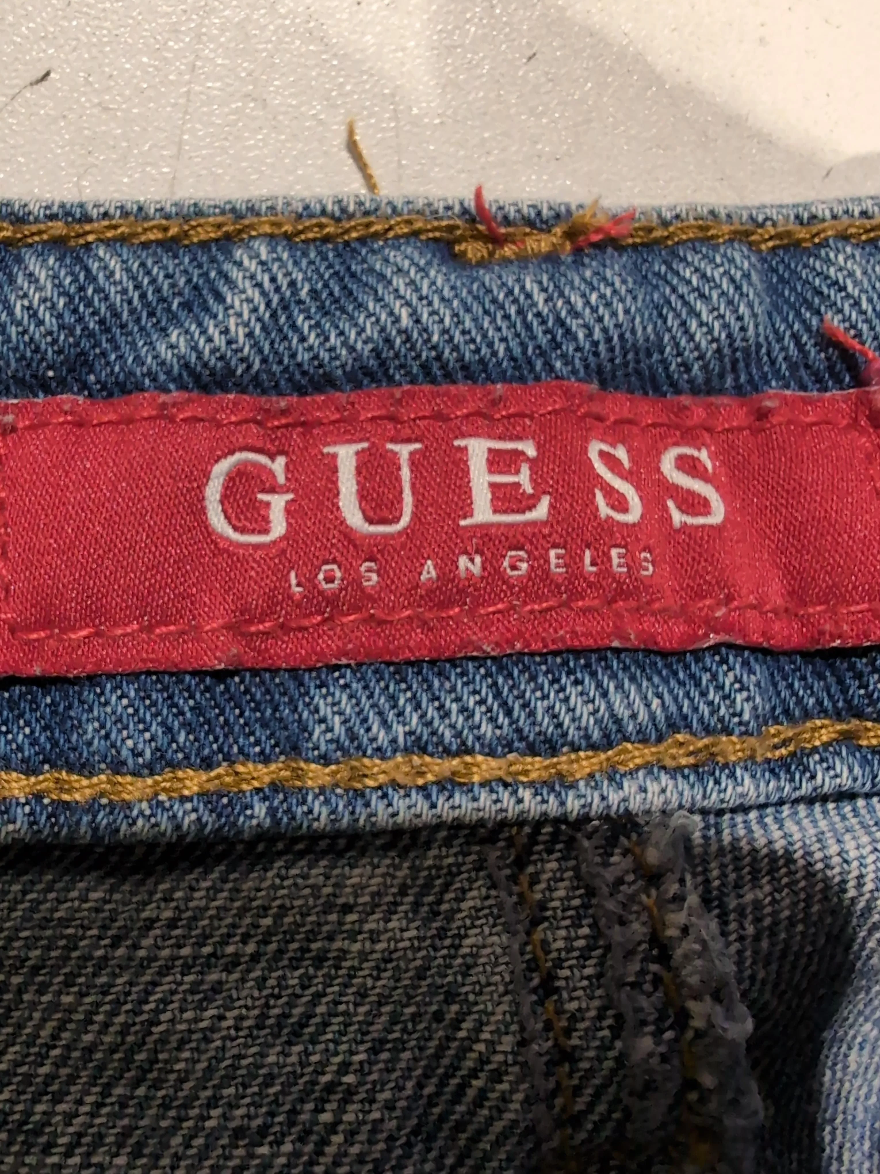 Guess Women's Shorts XXXL Blue 100% Cotton Cut-Off - Image 5