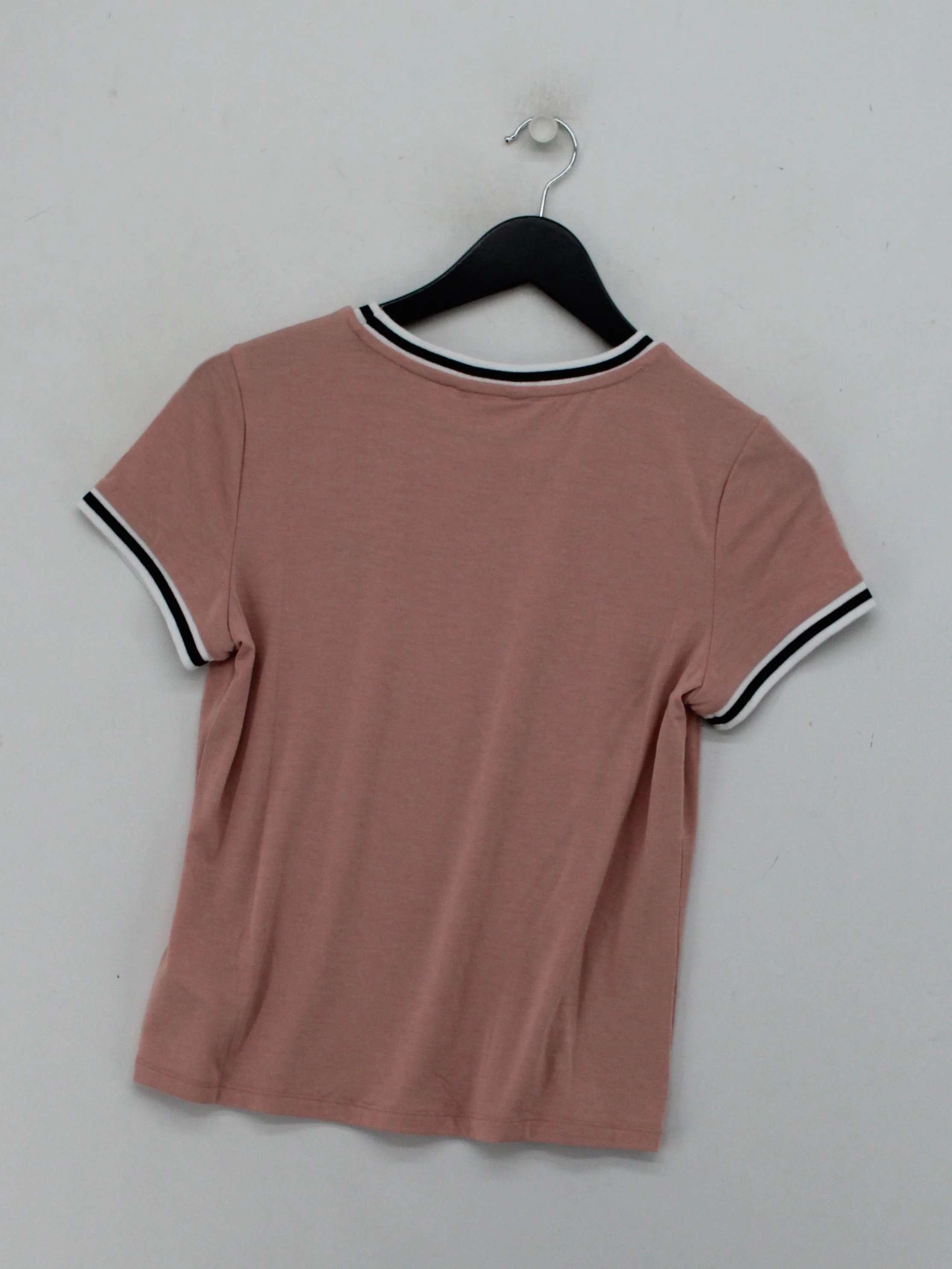 Guess Women's T-Shirt S Tan 100% Polyester Short Sleeve Round Neck Basic - Image 2