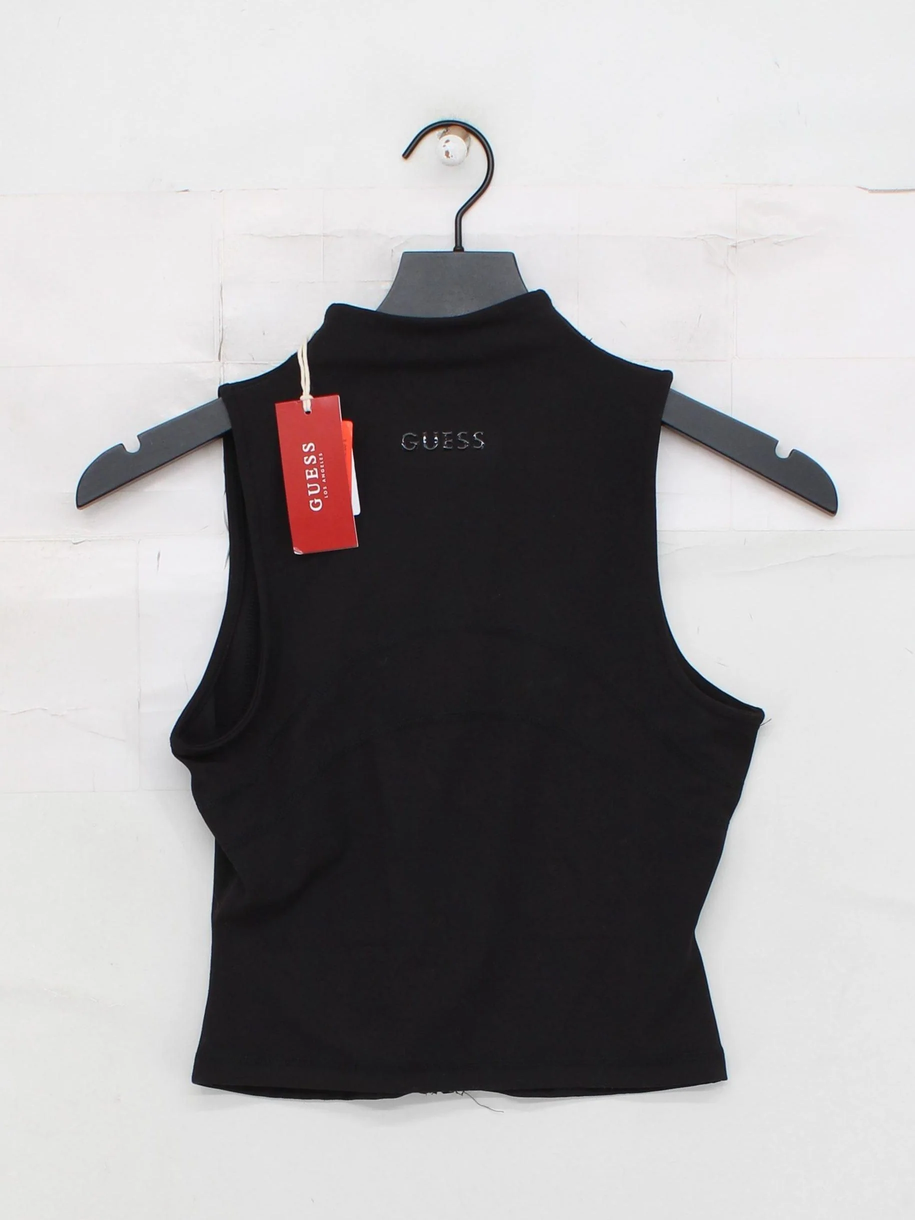 Guess Women's Top XS Black Polyester with Elastane Basic New with tags - Image 2