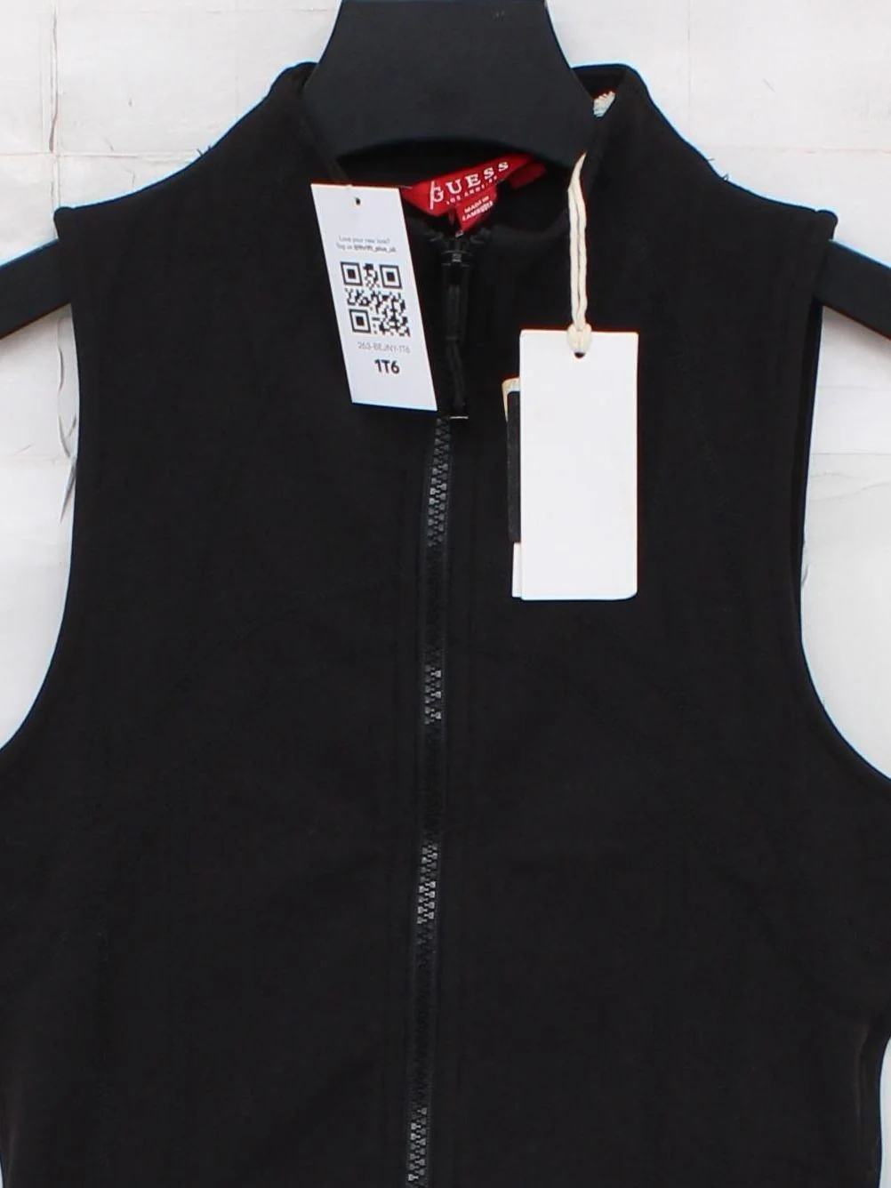 Guess Women's Top XS Black Polyester with Elastane Basic New with tags - Image 3