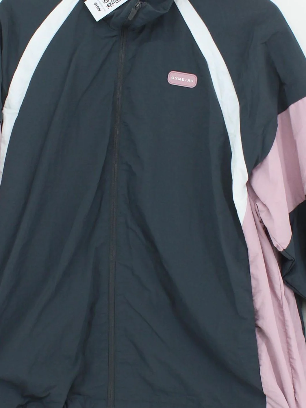 Gym King Windbreaker jacket grey - Image 3