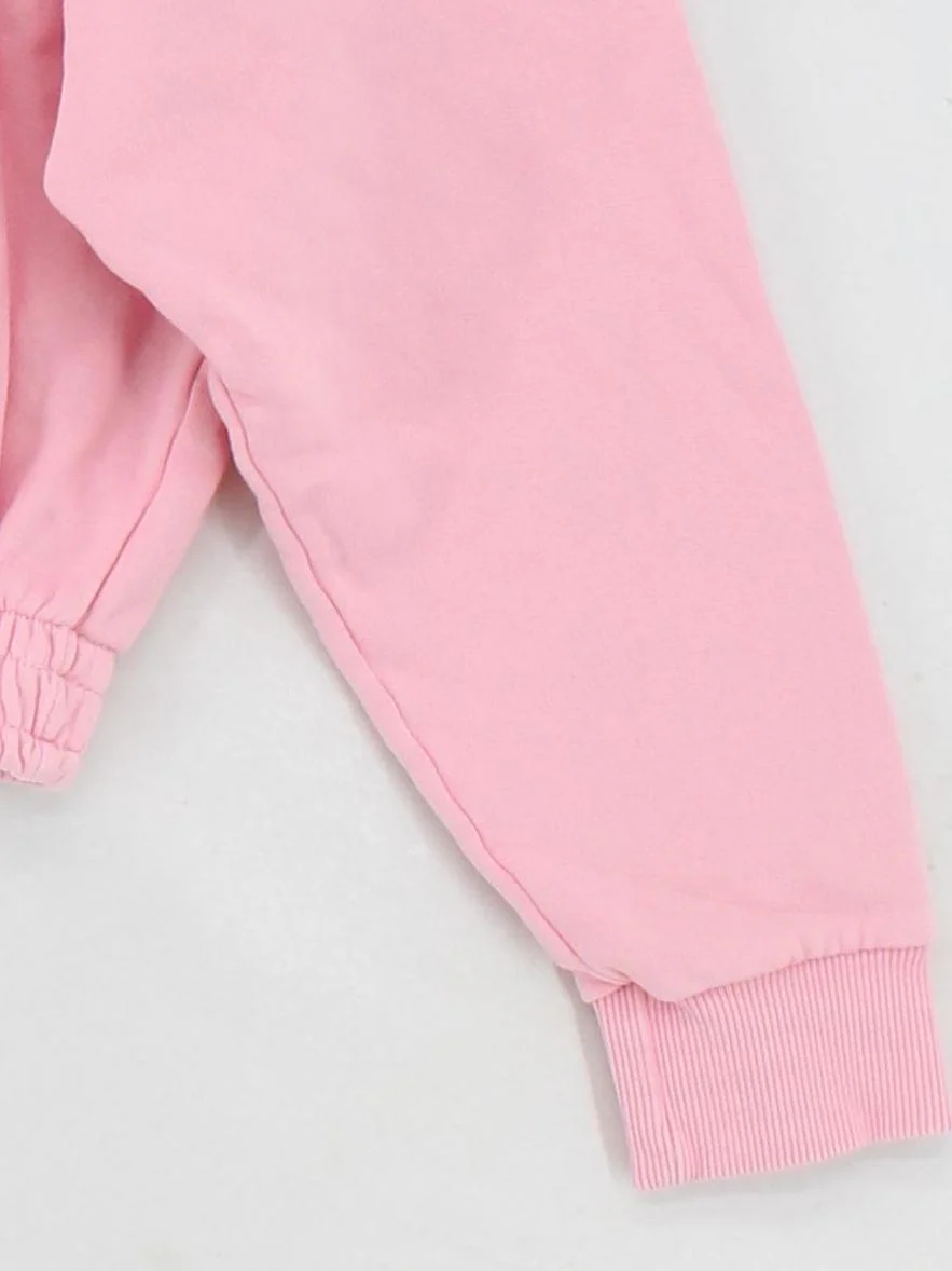 Gym King Women's Hoodie UK 8 Pink 100% Cotton Pullover - Image 4
