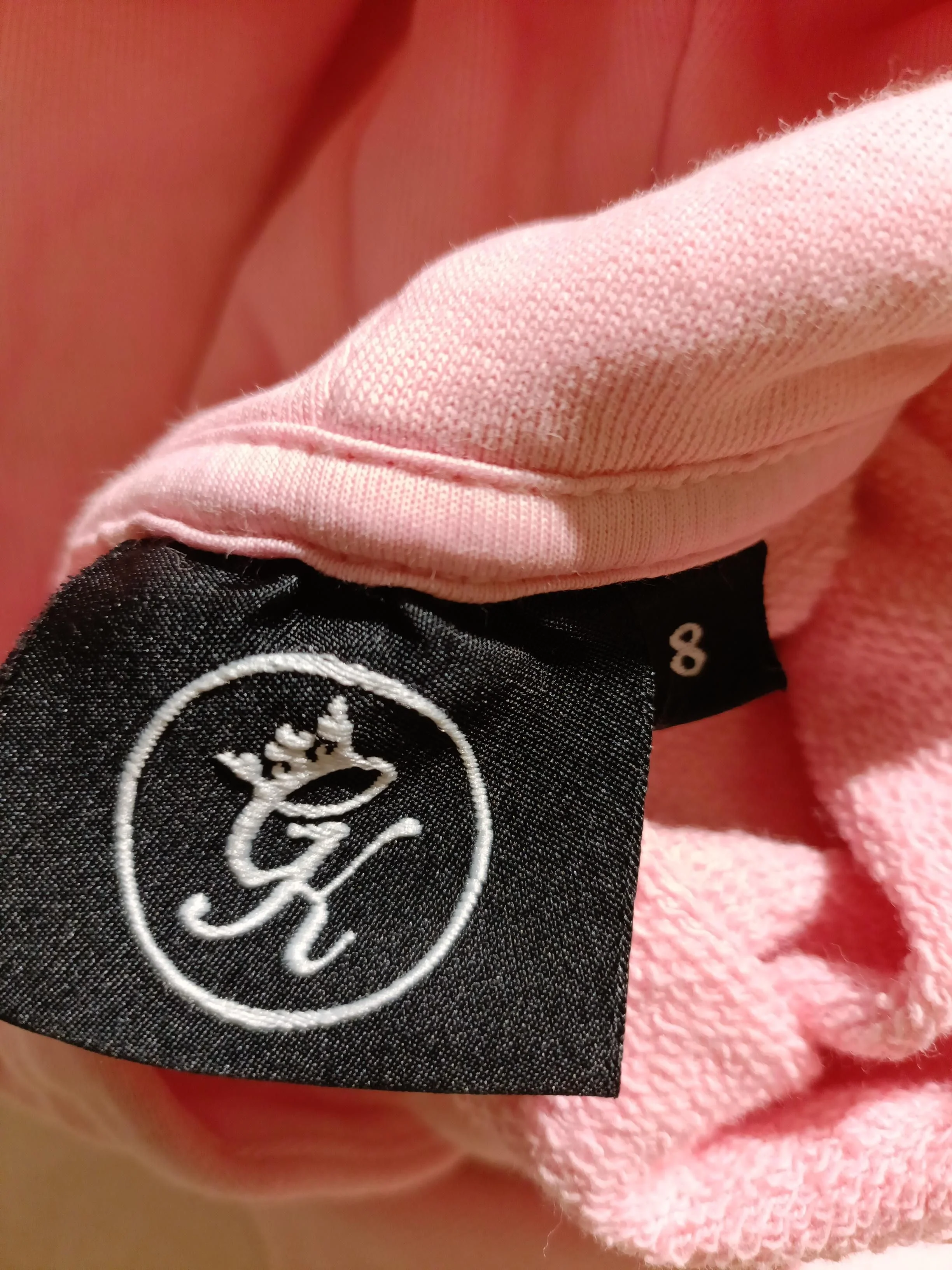 Gym King Women's Hoodie UK 8 Pink 100% Cotton Pullover - Image 5