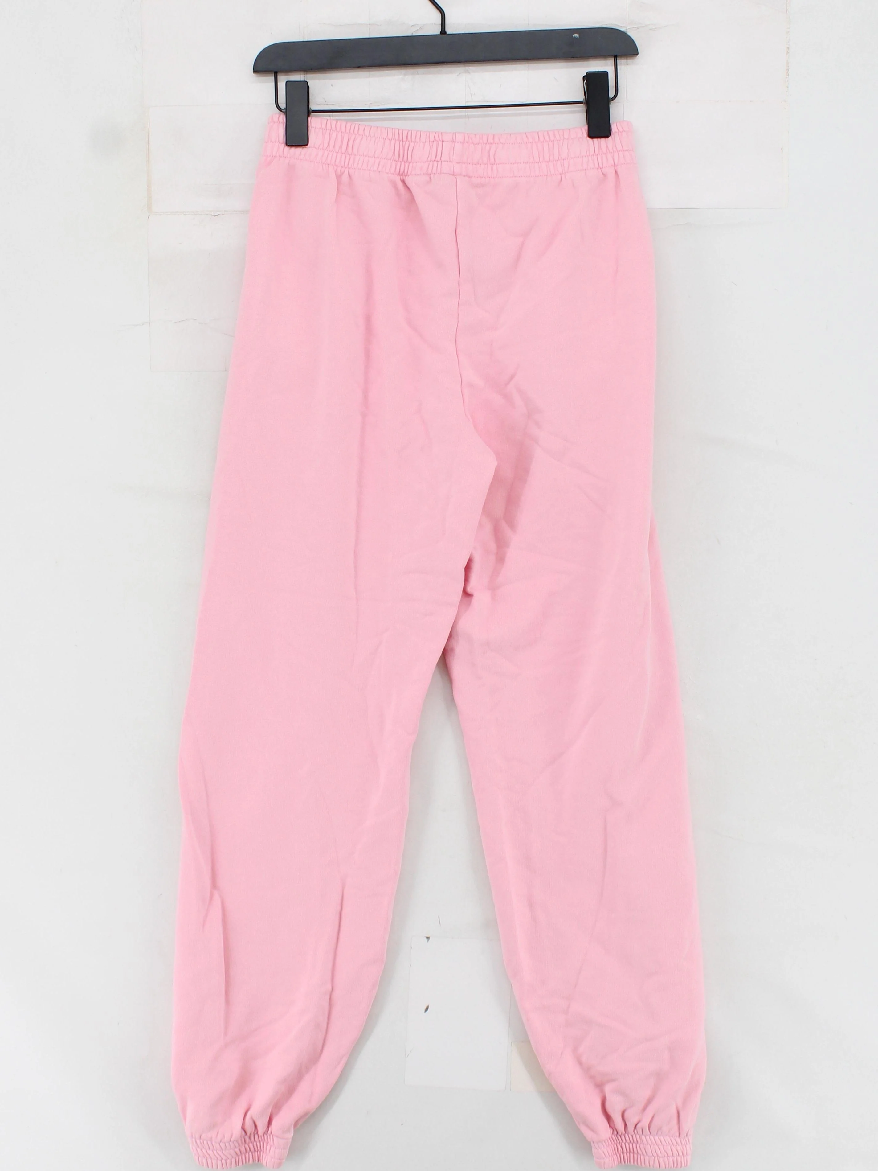 Gym King Women's Sports Bottoms S Pink 100% Cotton Tapered Sweatpants - Image 2
