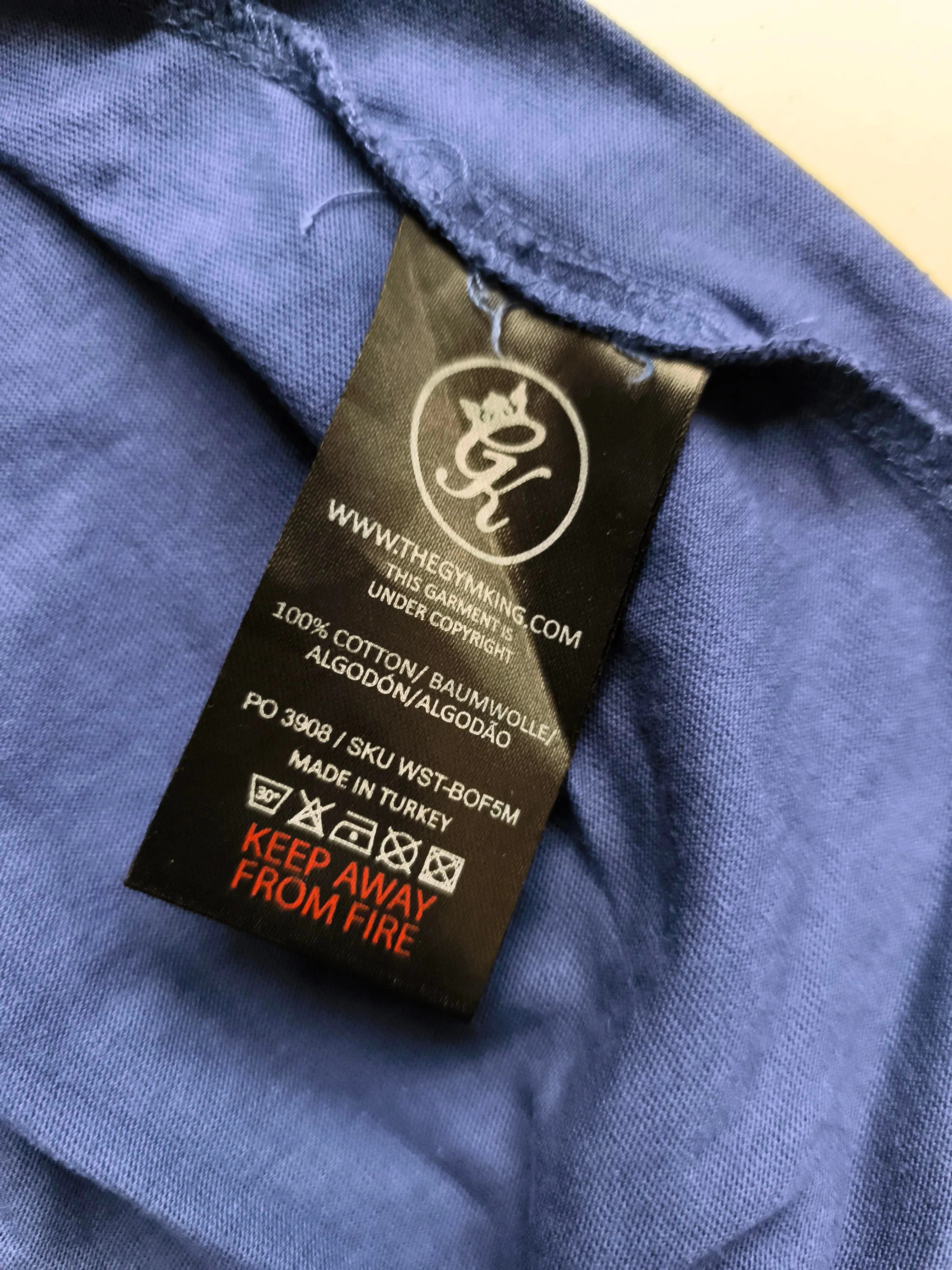 Gym King Women's T-Shirt S Blue 100% Cotton Short Sleeve Round Neck Basic - Image 7