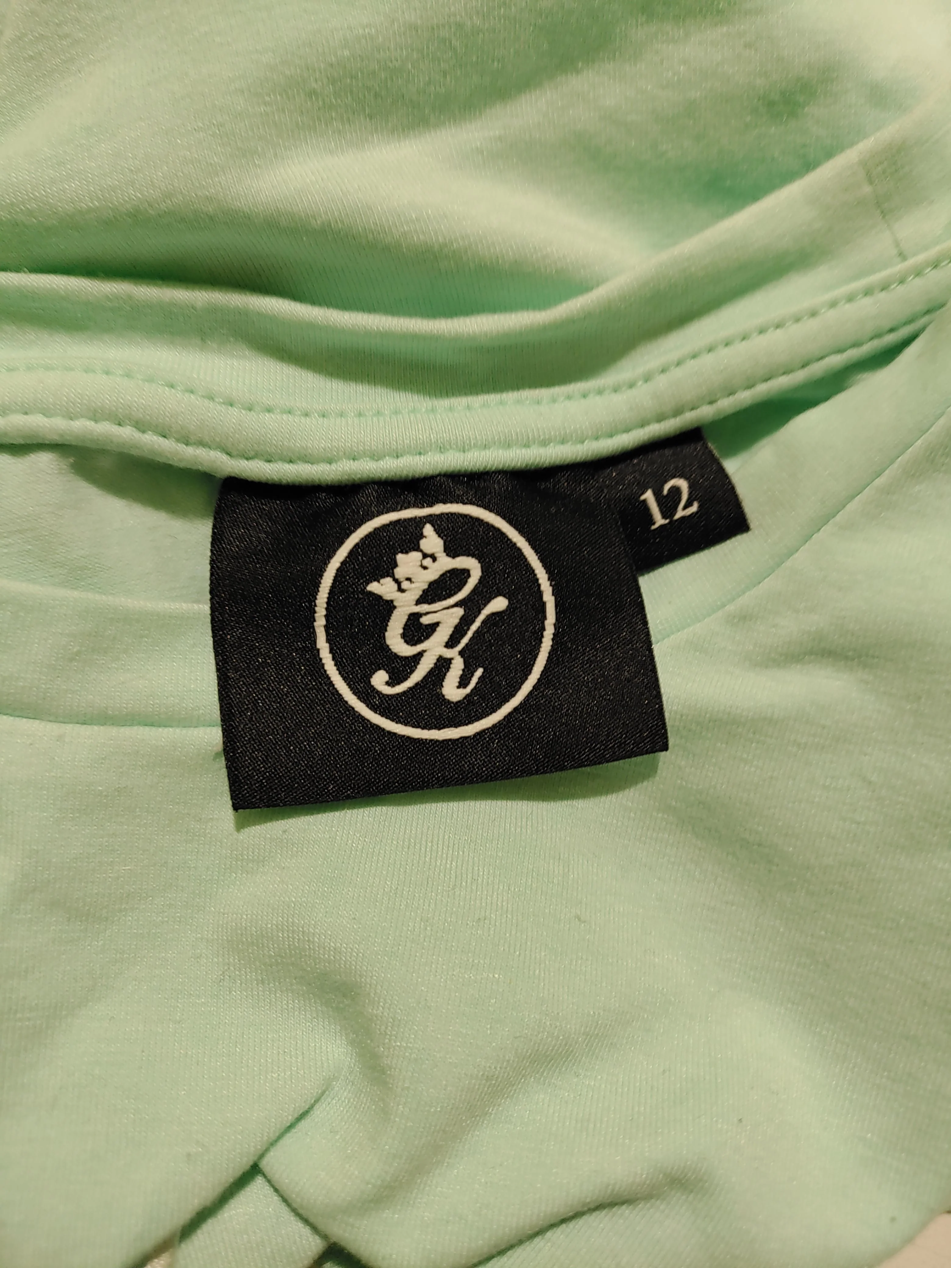 Gym King Women's T-Shirt UK 12 Green Cotton with Elastane Basic - Image 5
