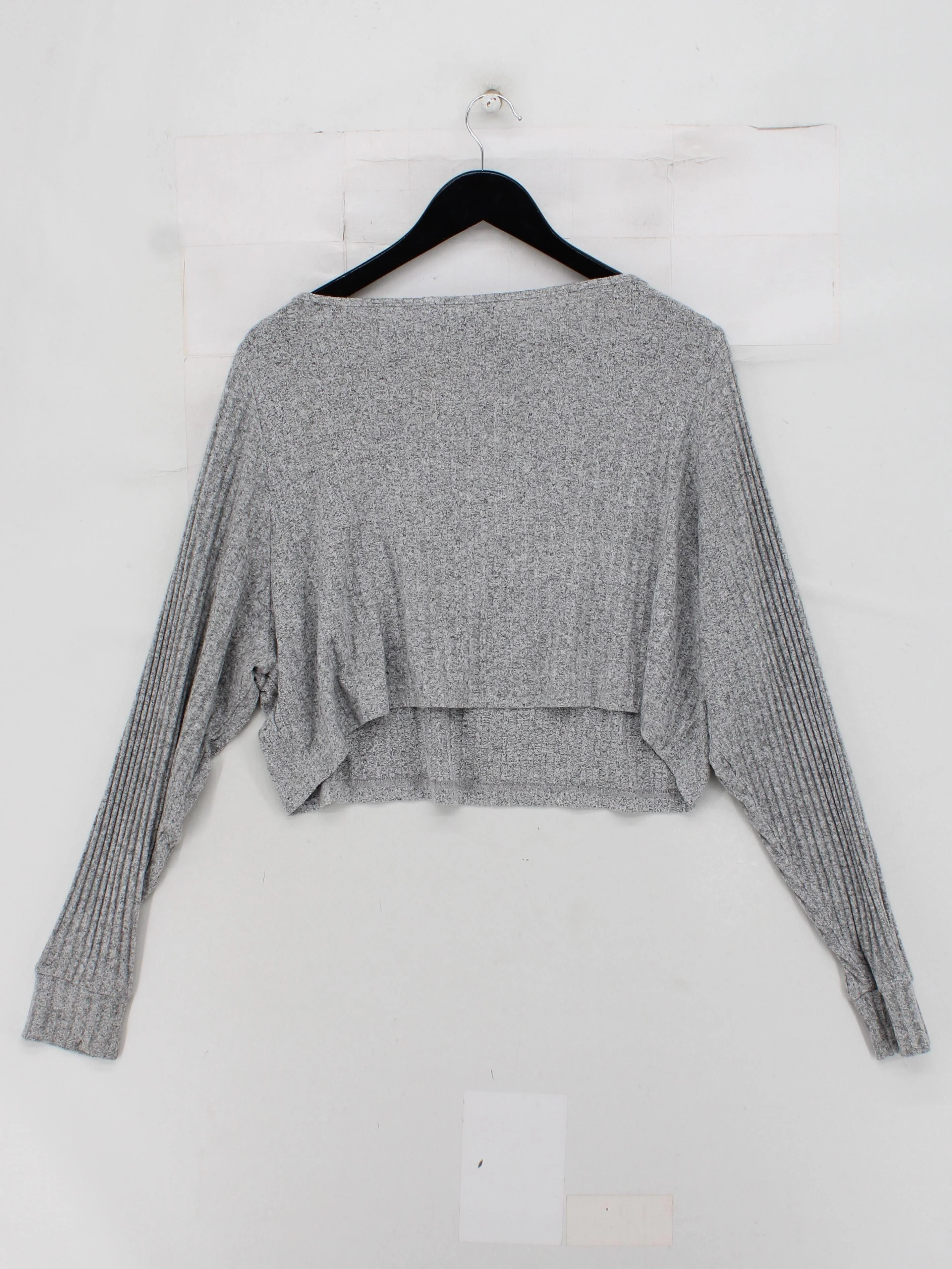 Gym King Women's Top UK 8 Grey Viscose with Polyester, Elastane Cropped - Image 2