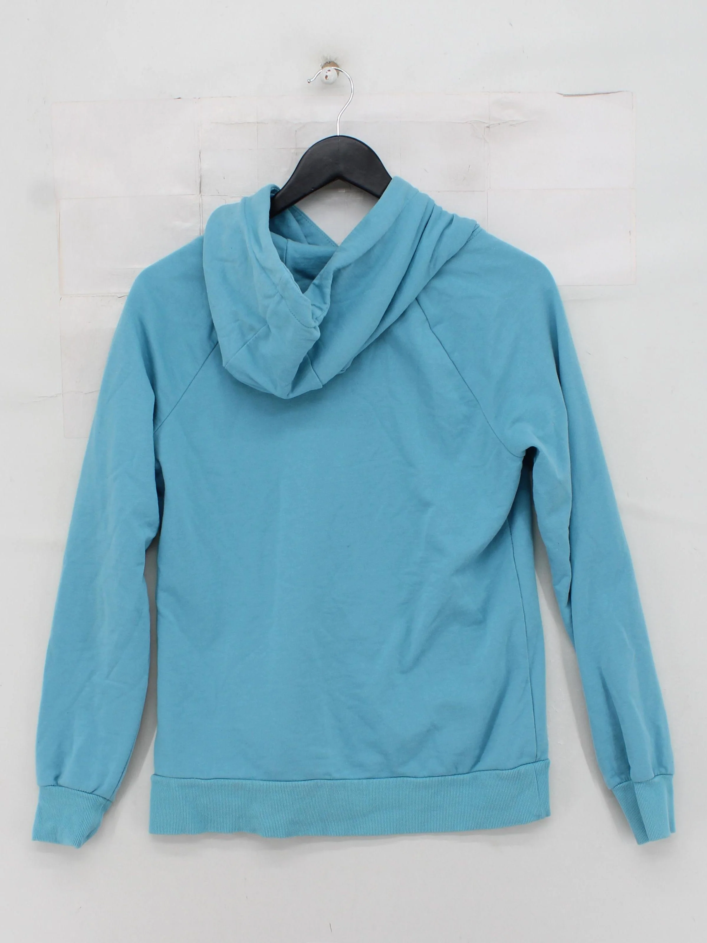 Gymshark Men's Hoodie S Blue Cotton with Polyester, Elastane Pullover - Image 2