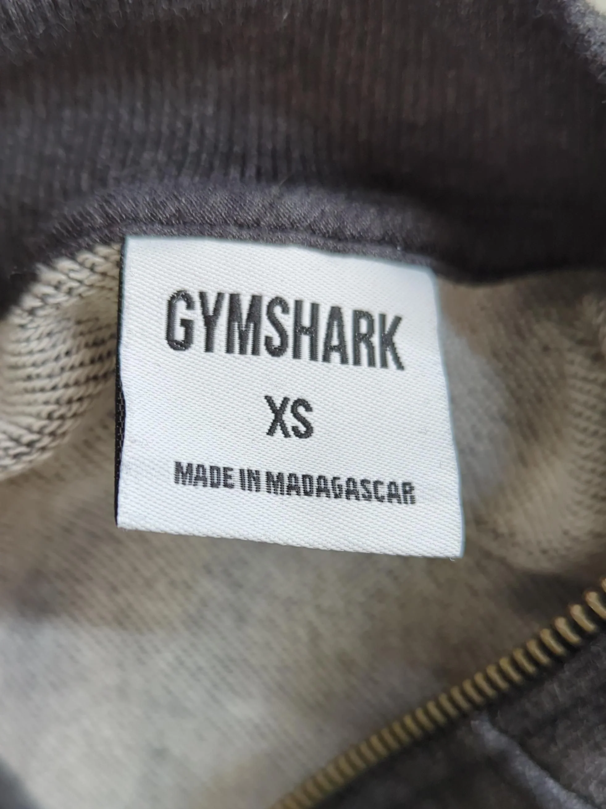Gymshark Men's Hoodie XS Grey 100% Cotton Pullover - Image 6