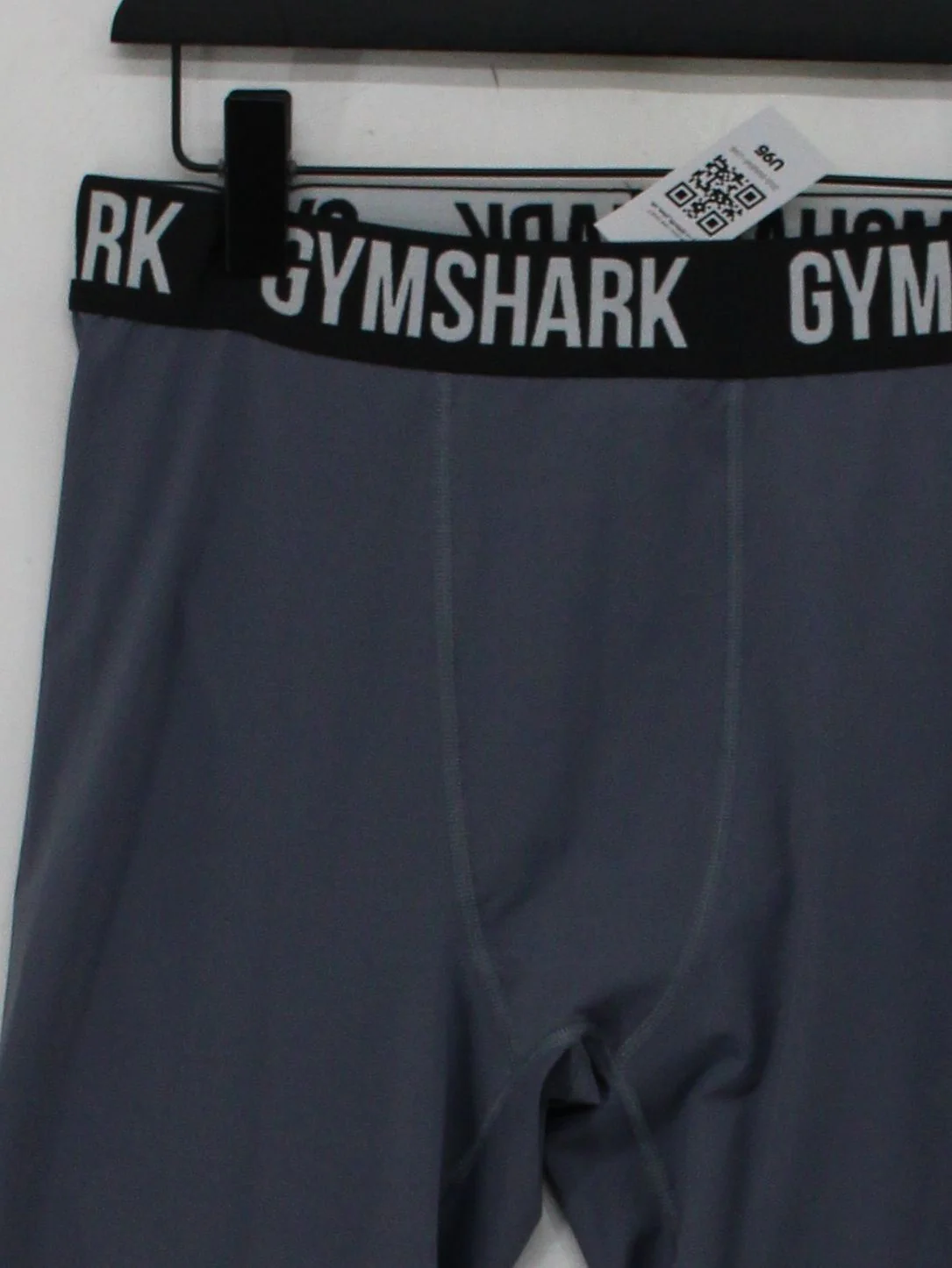 Gymshark Men's Sports Bottoms L Grey Polyester with Elastane Sweatpants - Image 3
