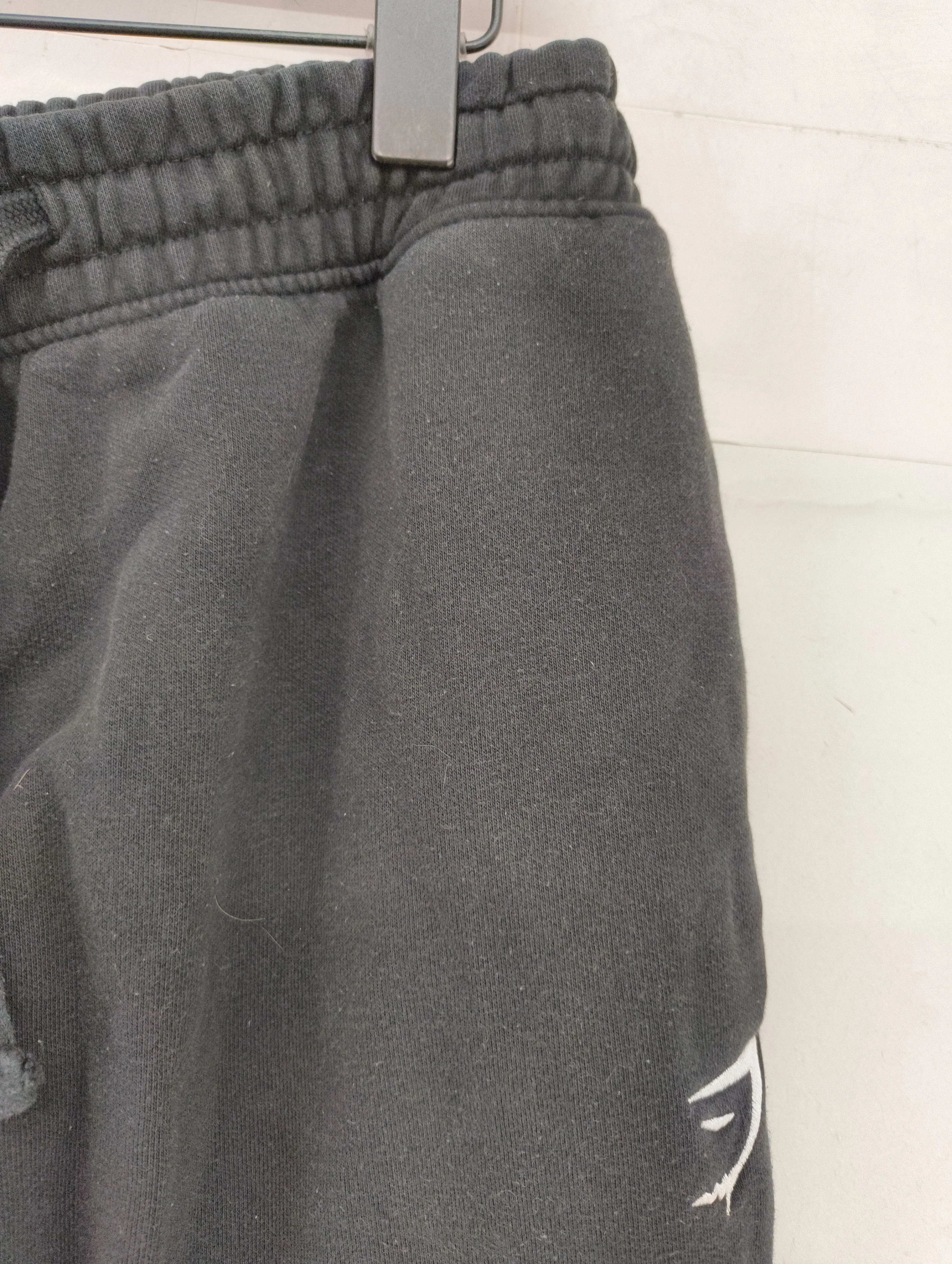 Gymshark Men's Sports Bottoms M Black Cotton with Polyester Sweatpants - Image 5