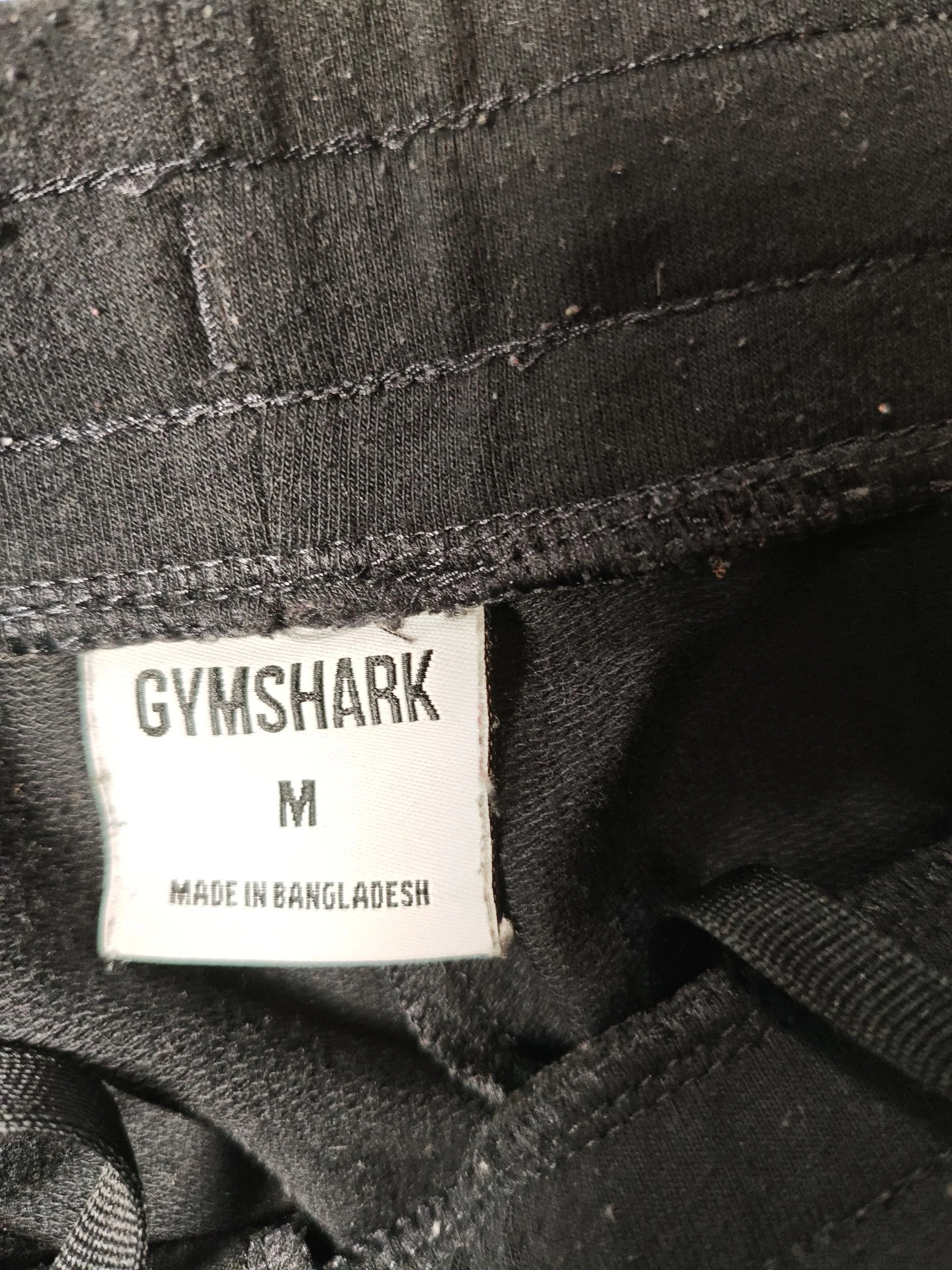 Gymshark Men's Sports Bottoms M Black Cotton with Polyester Sweatpants - Image 6