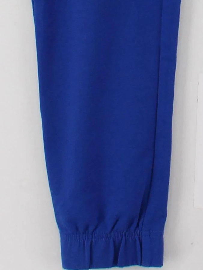 Gymshark Men's Sports Bottoms M Blue Polyester with Cotton, Elastane Sweatpants - Image 4
