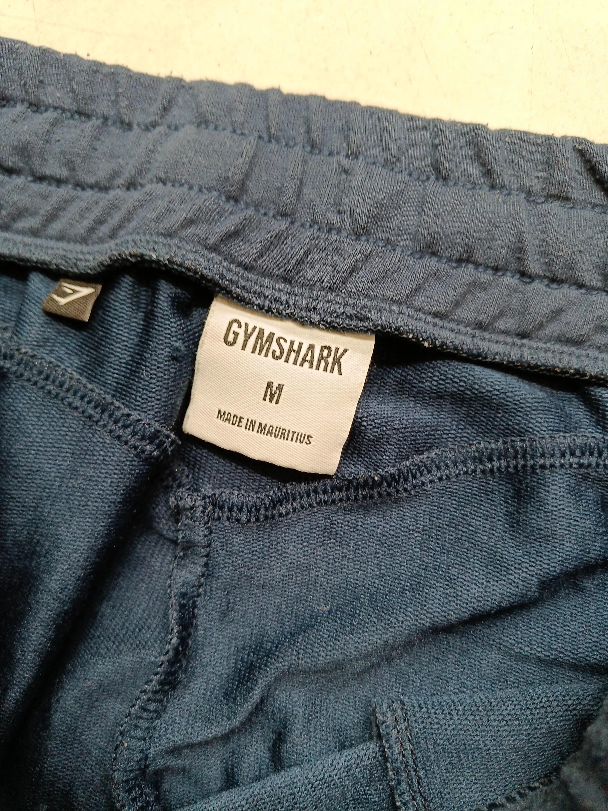 Gymshark Men's Sports Bottoms M Blue Viscose with Polyester, Elastane Sweatpants - Image 6