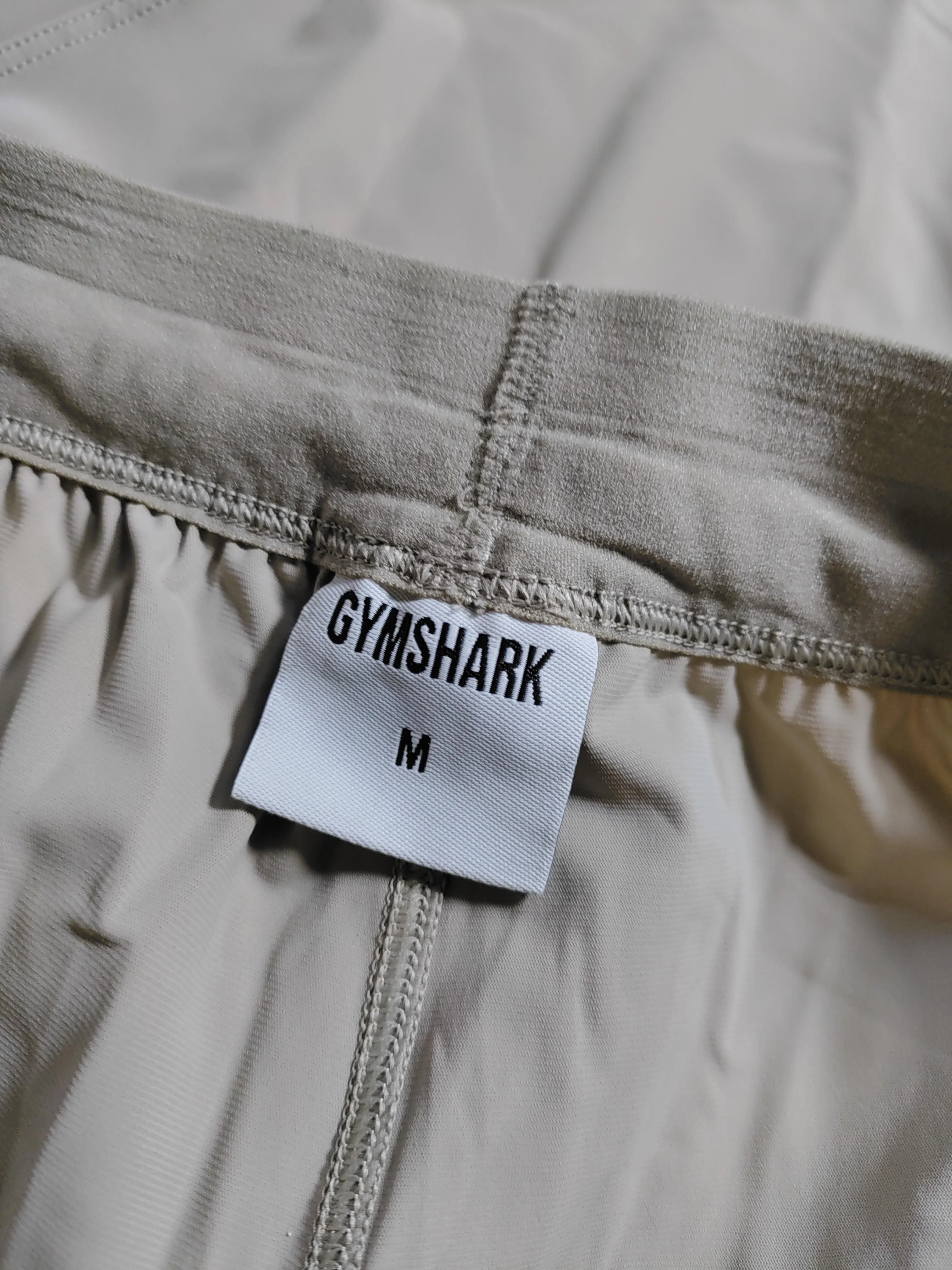 Gymshark Men's Sports Bottoms M Tan Nylon with Elastane Sweatpants - Image 5