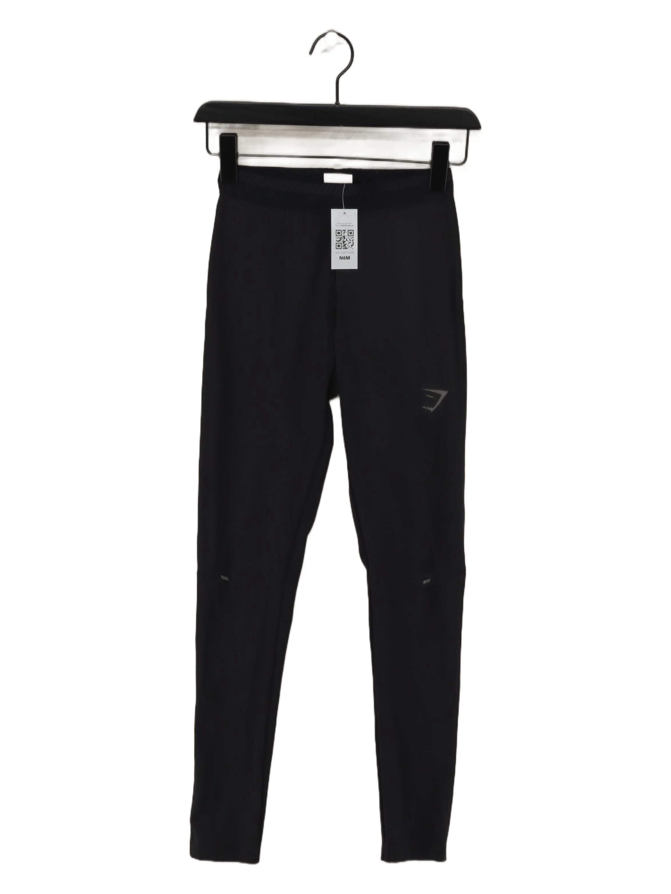 Gymshark Men's Sports Bottoms S Black Nylon with Elastane Sweatpants