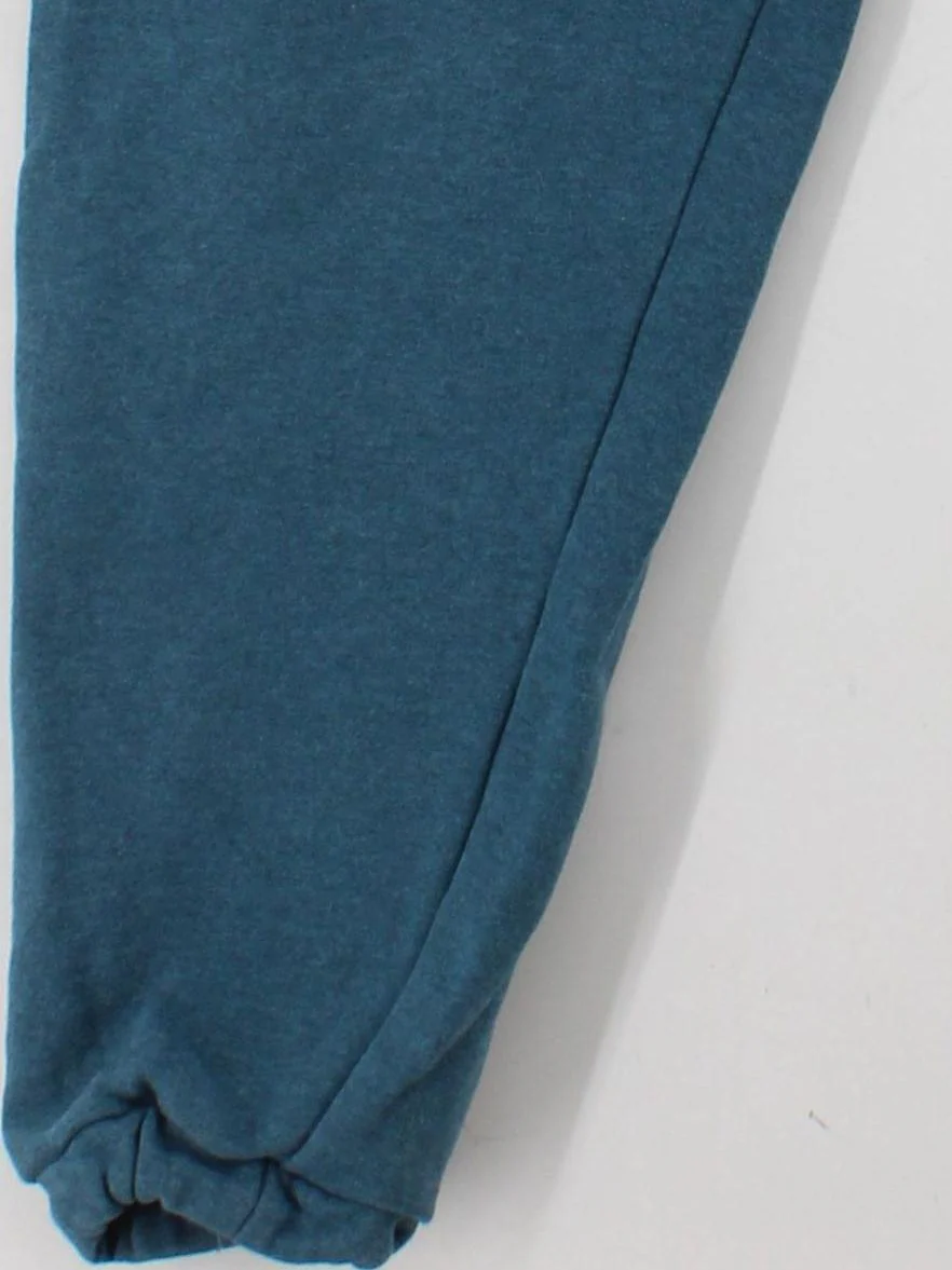 Gymshark Men's Sports Bottoms S Blue 100% Cotton Tapered Sweatpants - Image 4