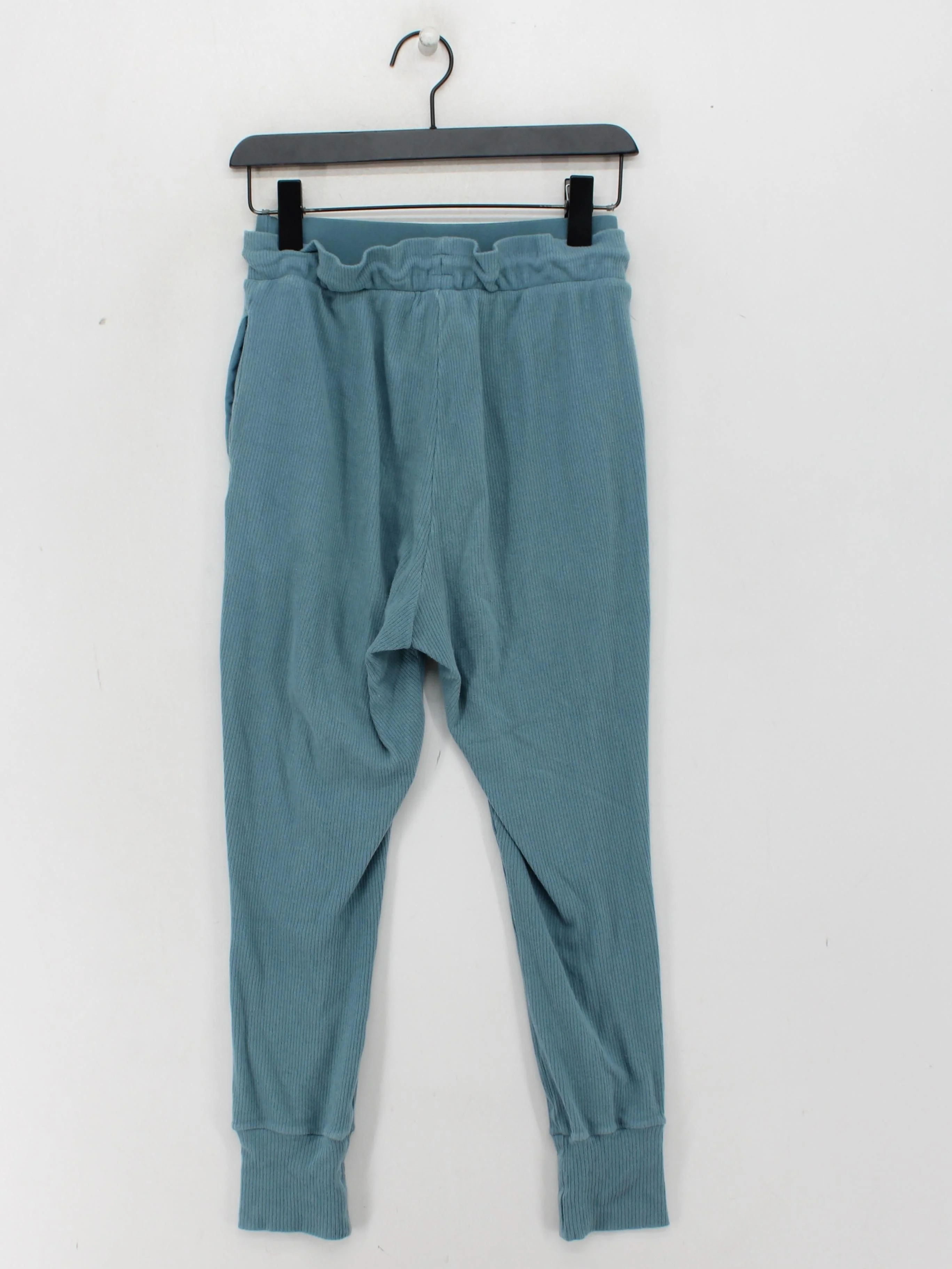 Gymshark Men's Sports Bottoms S Blue Cotton with Elastane Sweatpants - Image 2