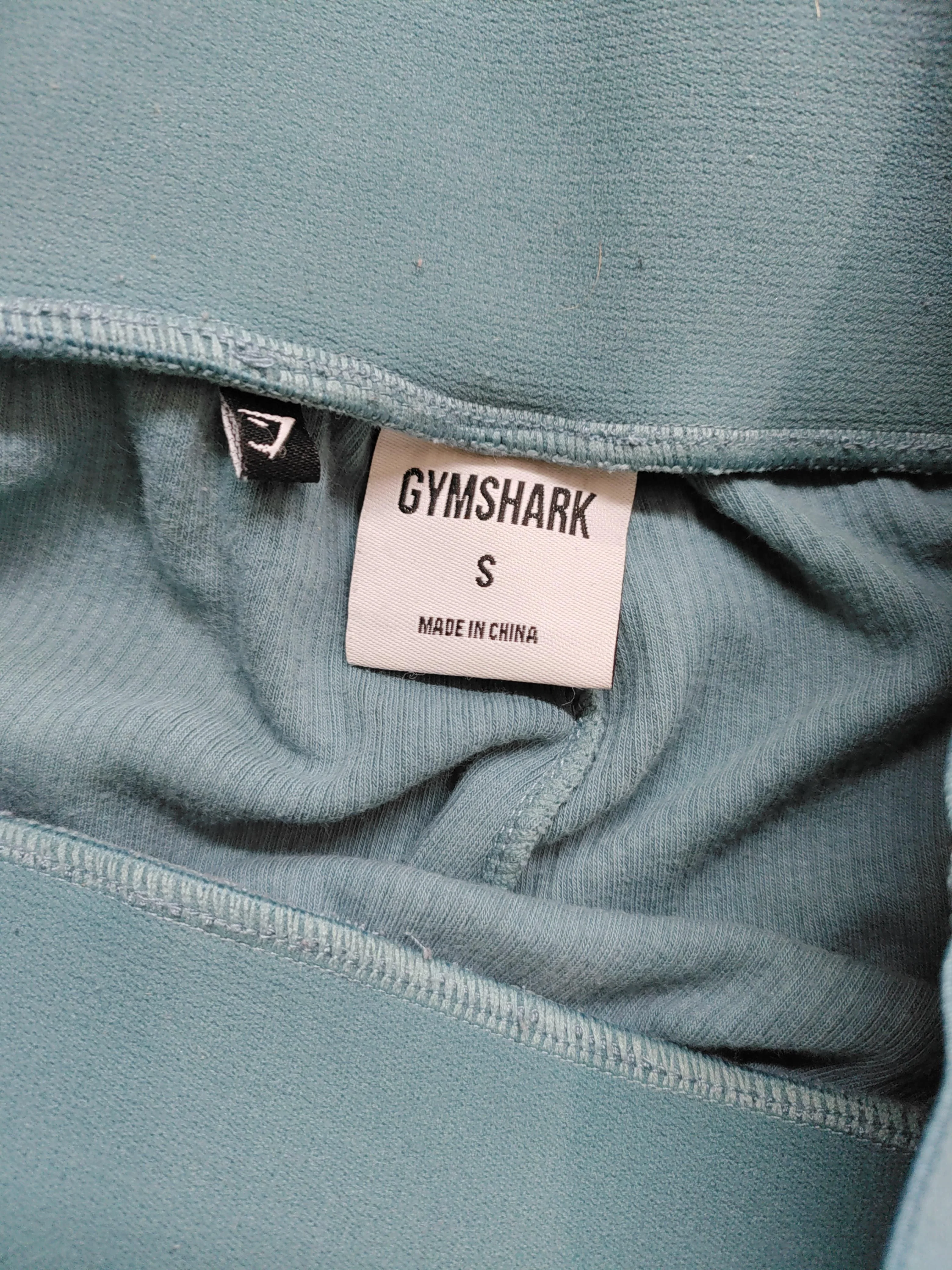 Gymshark Men's Sports Bottoms S Blue Cotton with Elastane Sweatpants - Image 5