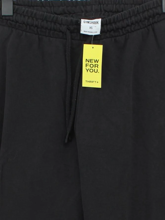 Gymshark Men's Sports Bottoms XS Black 100% Other Sweatpants - Image 3