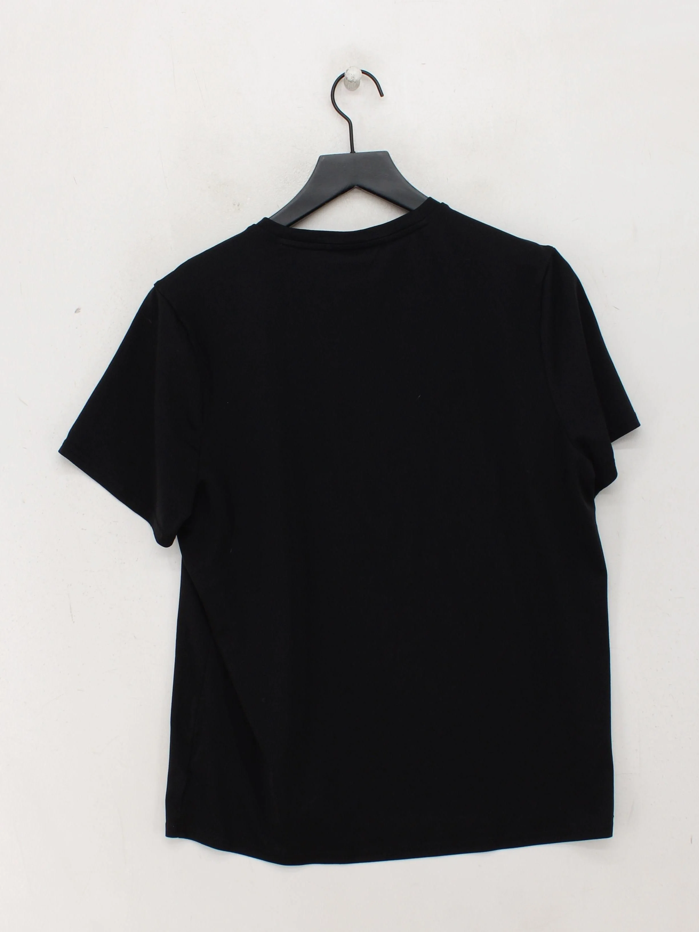 Gymshark Men's T-Shirt L Black Polyester with Elastane Round Neck Basic - Image 2