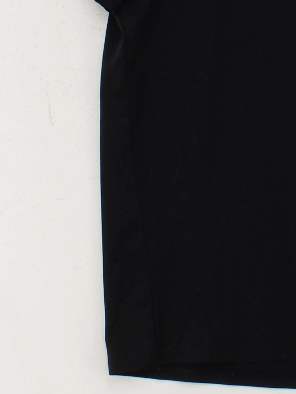 Gymshark Men's T-Shirt L Black Polyester with Elastane Round Neck Basic - Image 4