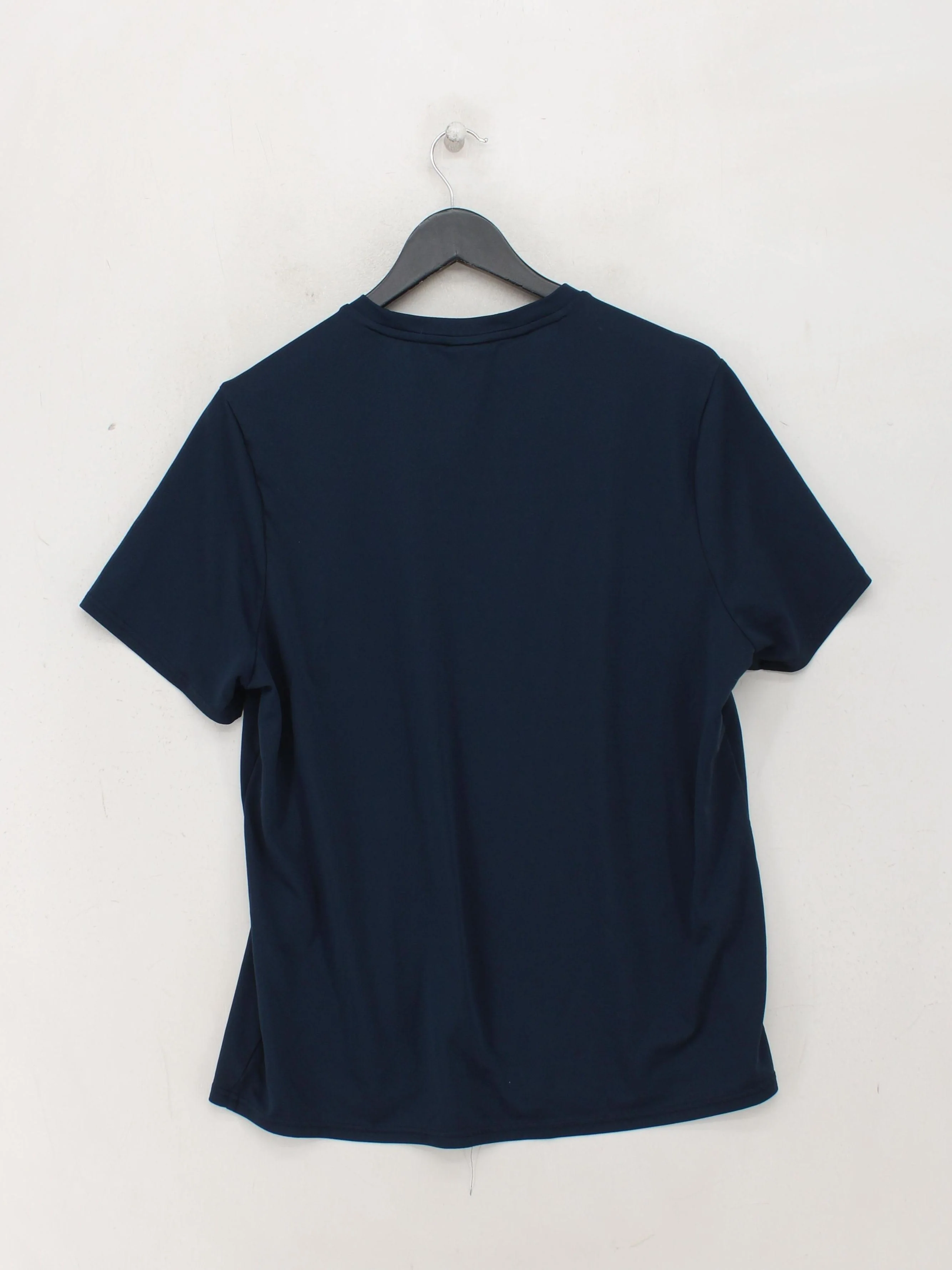 Gymshark Men's T-Shirt L Blue 100% Polyester Round Neck Basic - Image 2