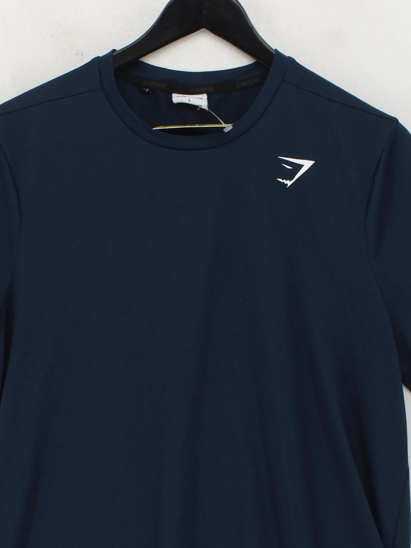 Gymshark Men's T-Shirt L Blue 100% Polyester Round Neck Basic - Image 3