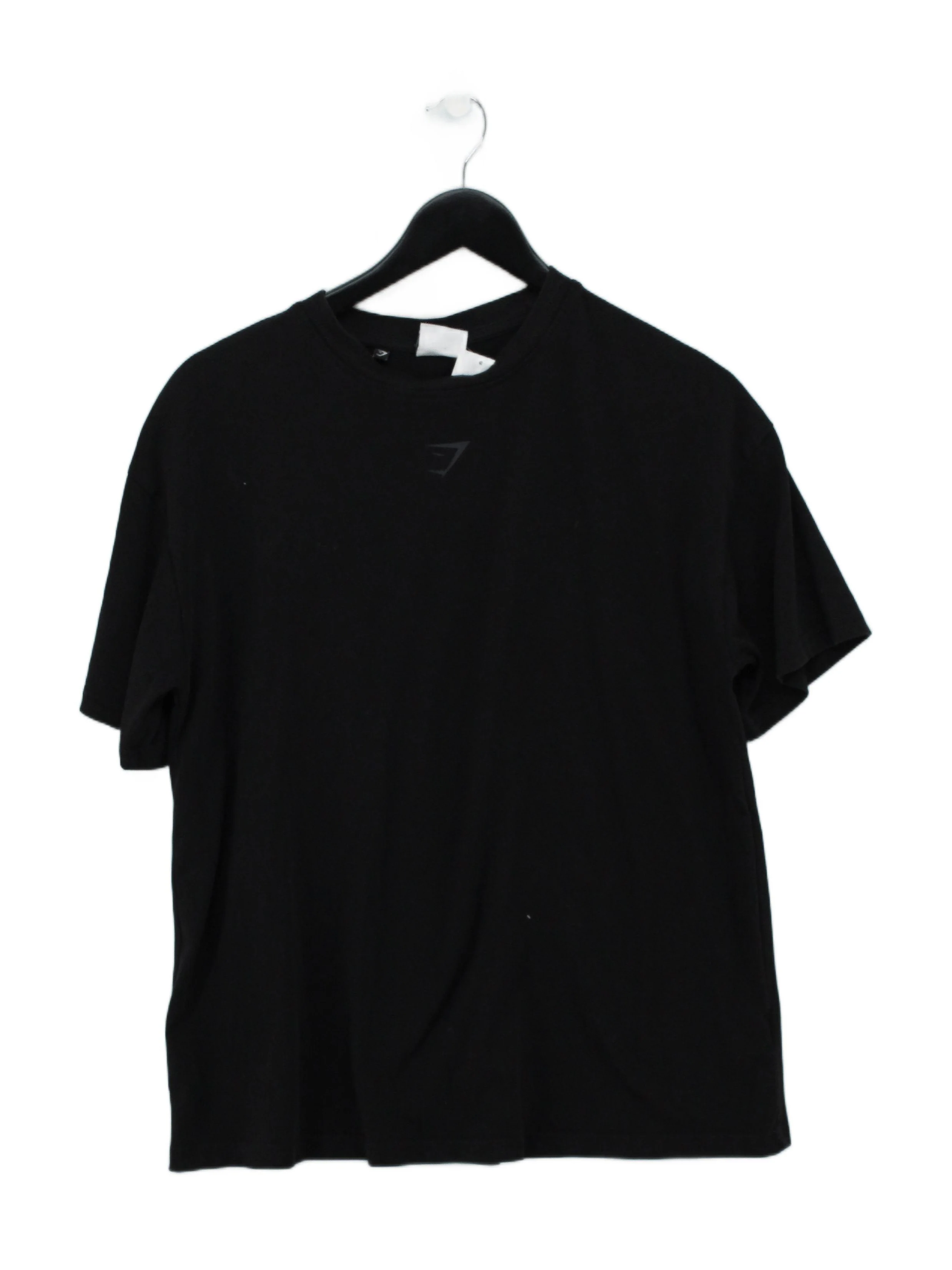Gymshark Men's T-Shirt M Black Cotton with Polyester, Elastane Basic