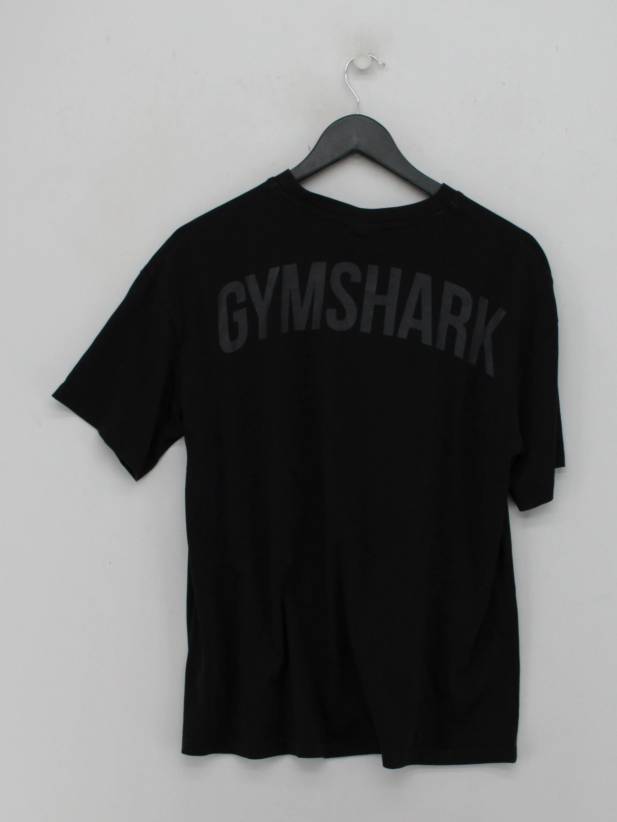 Gymshark Men's T-Shirt M Black Cotton with Polyester, Elastane Basic - Image 2