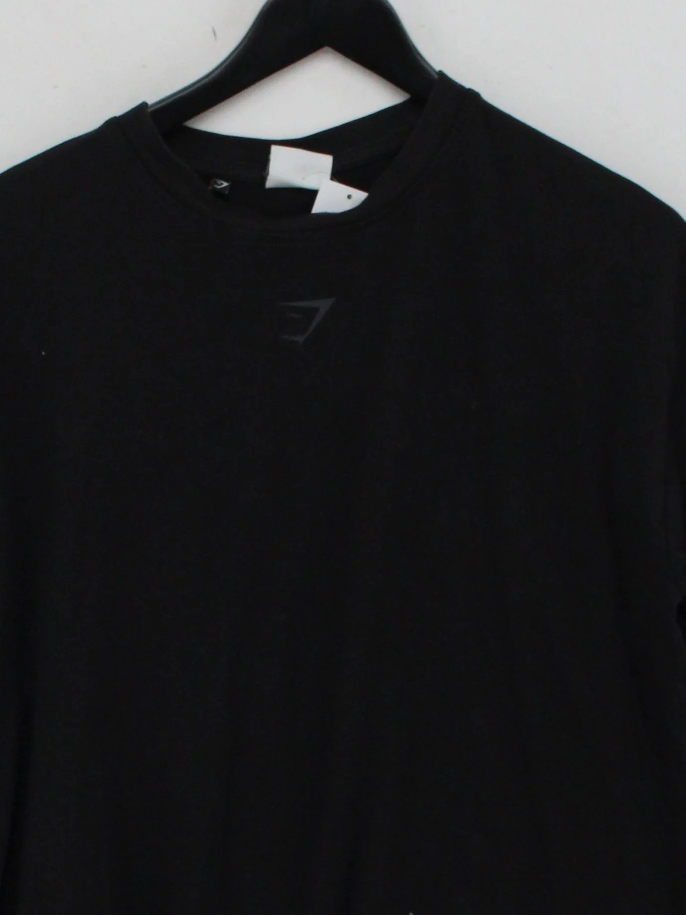 Gymshark Men's T-Shirt M Black Cotton with Polyester, Elastane Basic - Image 3