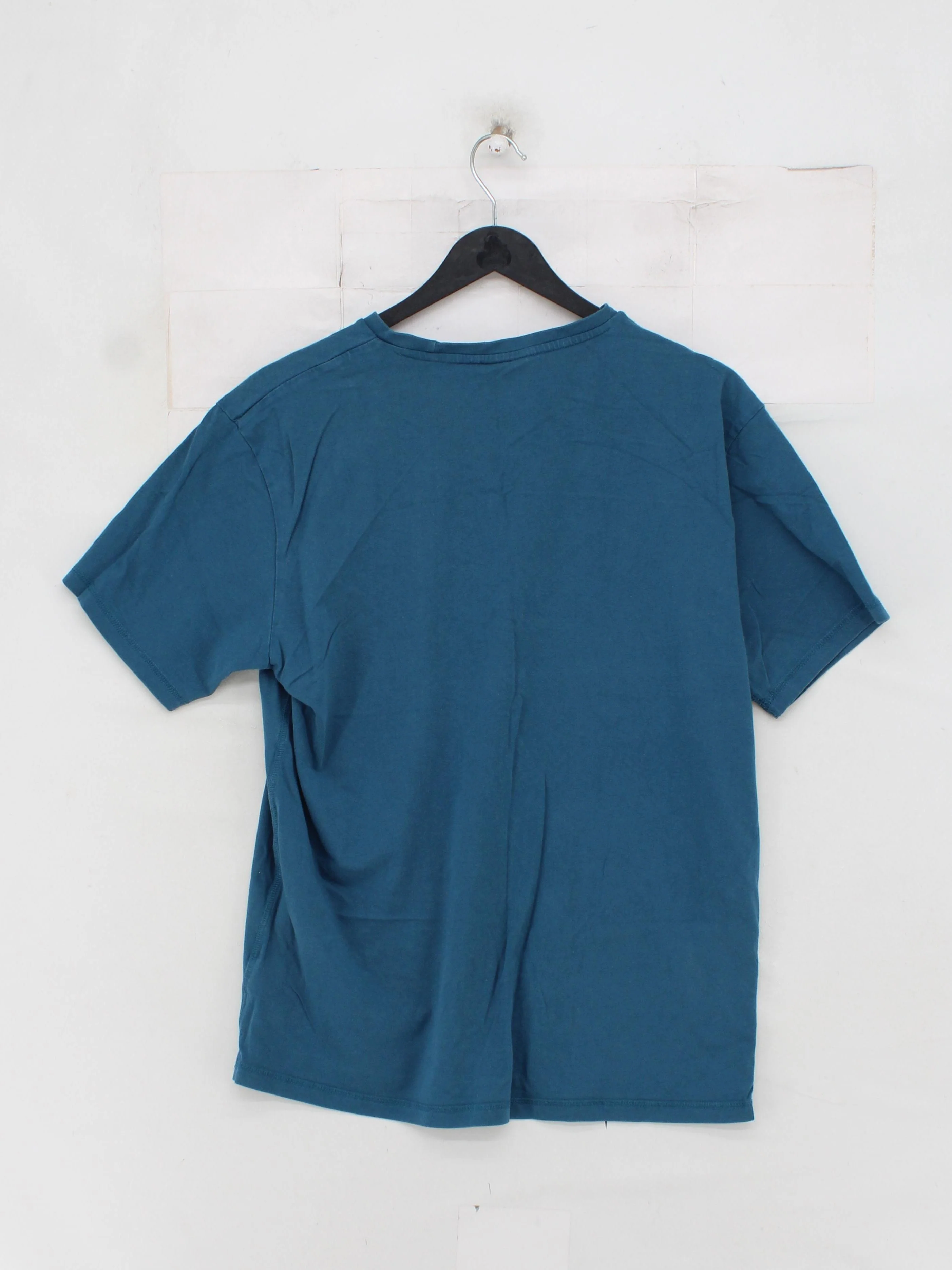 Gymshark Men's T-Shirt M Blue Graphic 100% Cotton Basic - Image 2