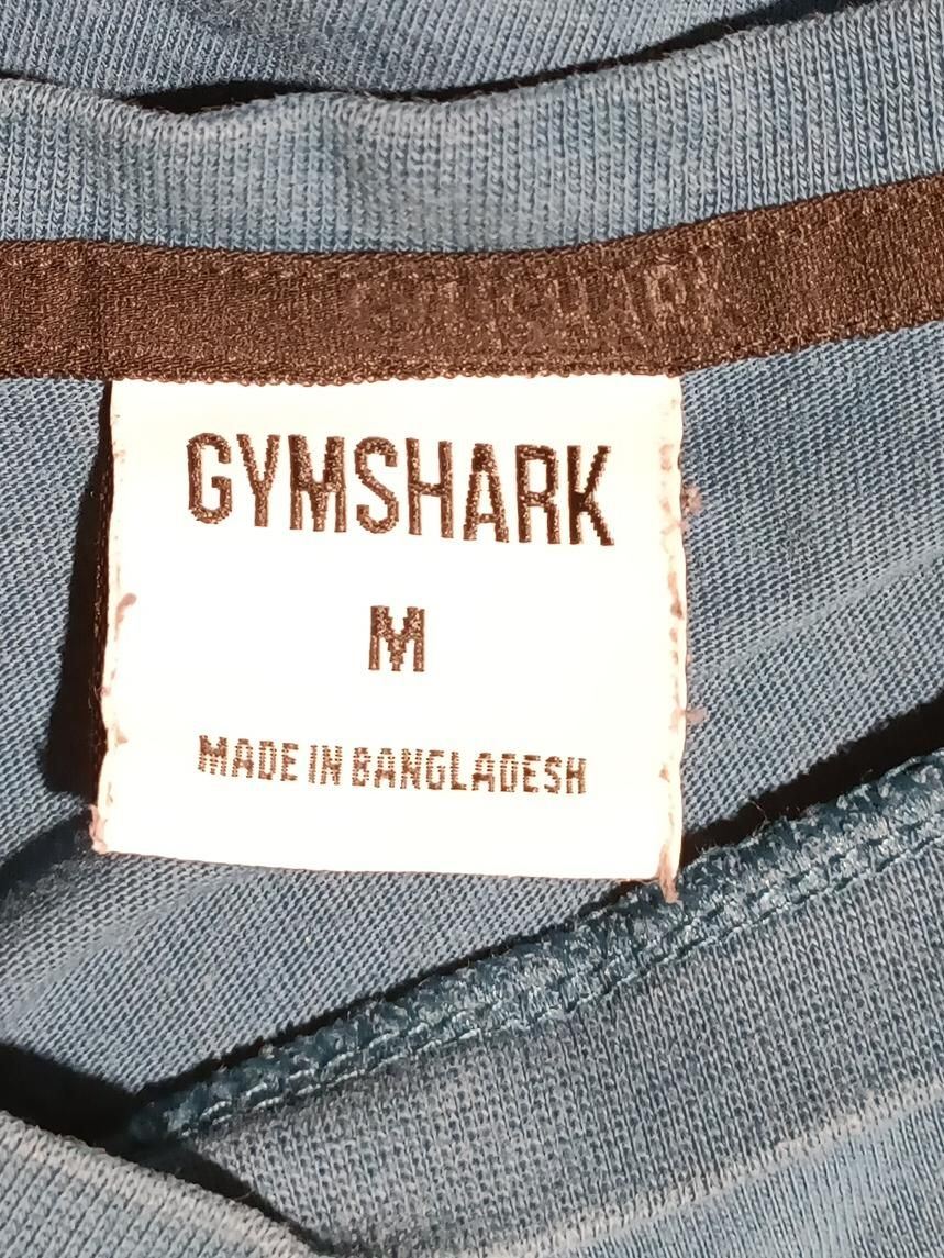 Gymshark Men's T-Shirt M Blue Graphic 100% Cotton Basic - Image 5
